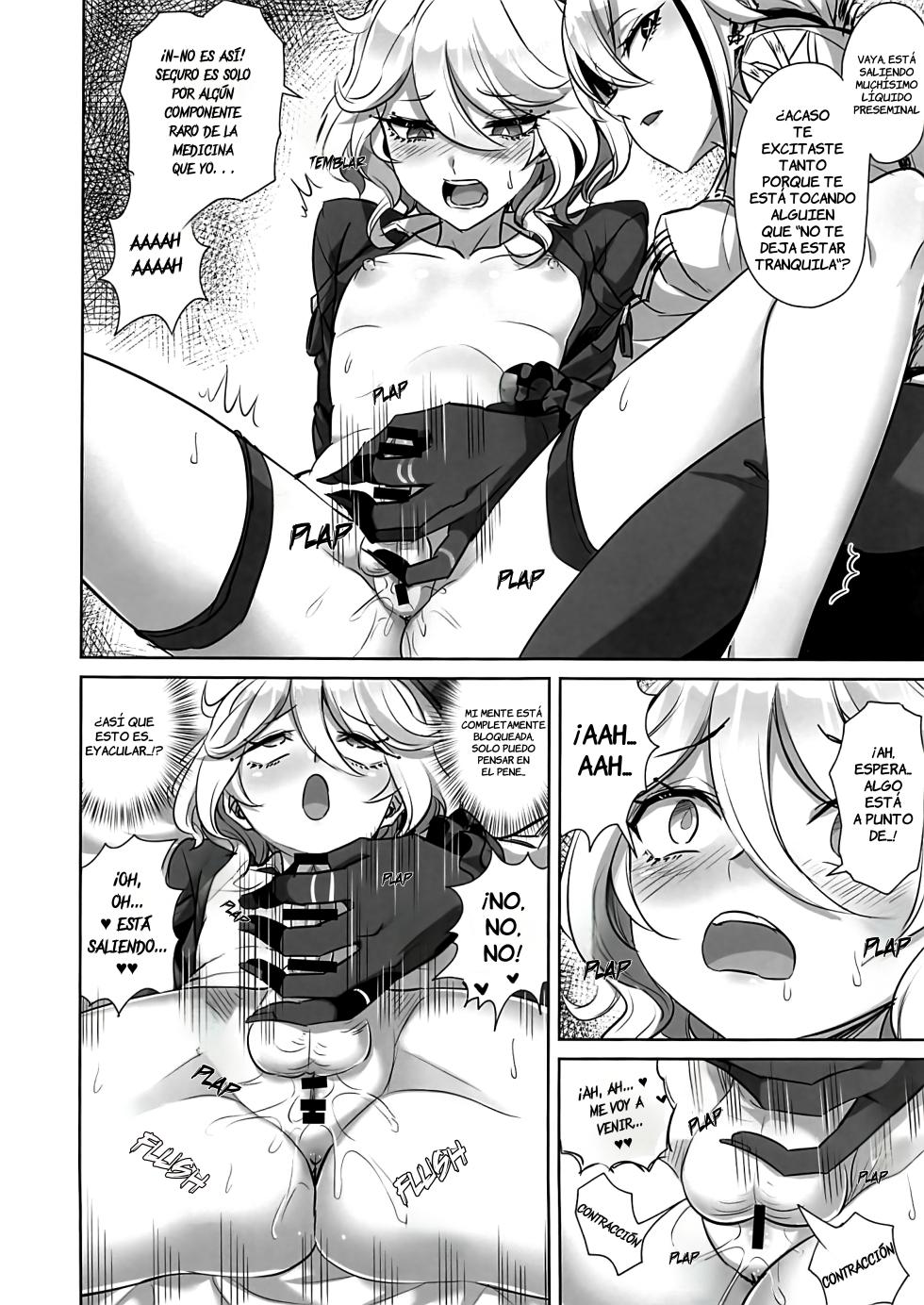 (C104) [Can Do Now! (Minarai Zouhyou)] Doushite Boku ni Ochinchin ga Haete Irundai!?  | ¡¿Por qué me creció un pene?! (Genshin Impact) [Spanish] [La Qiqi que traduce] - Page 9