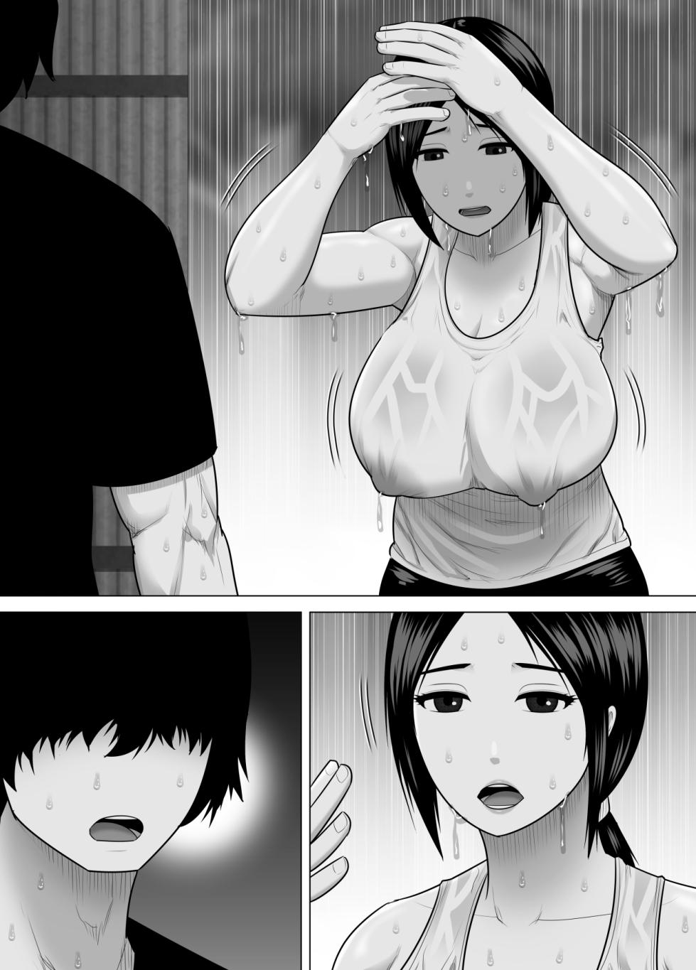[Asstaro-san (Takasaki Jiro)] Sodate no oya no Mitsuko-san to tōnen-buri ni inaka de saikai shite sugu ni sekkusu shita hanashi - Page 38