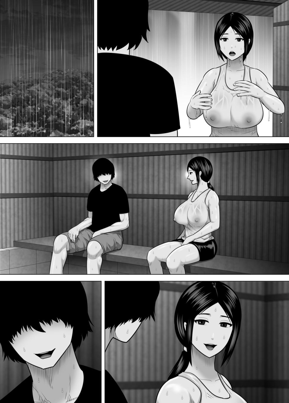 [Asstaro-san (Takasaki Jiro)] Sodate no oya no Mitsuko-san to tōnen-buri ni inaka de saikai shite sugu ni sekkusu shita hanashi - Page 39