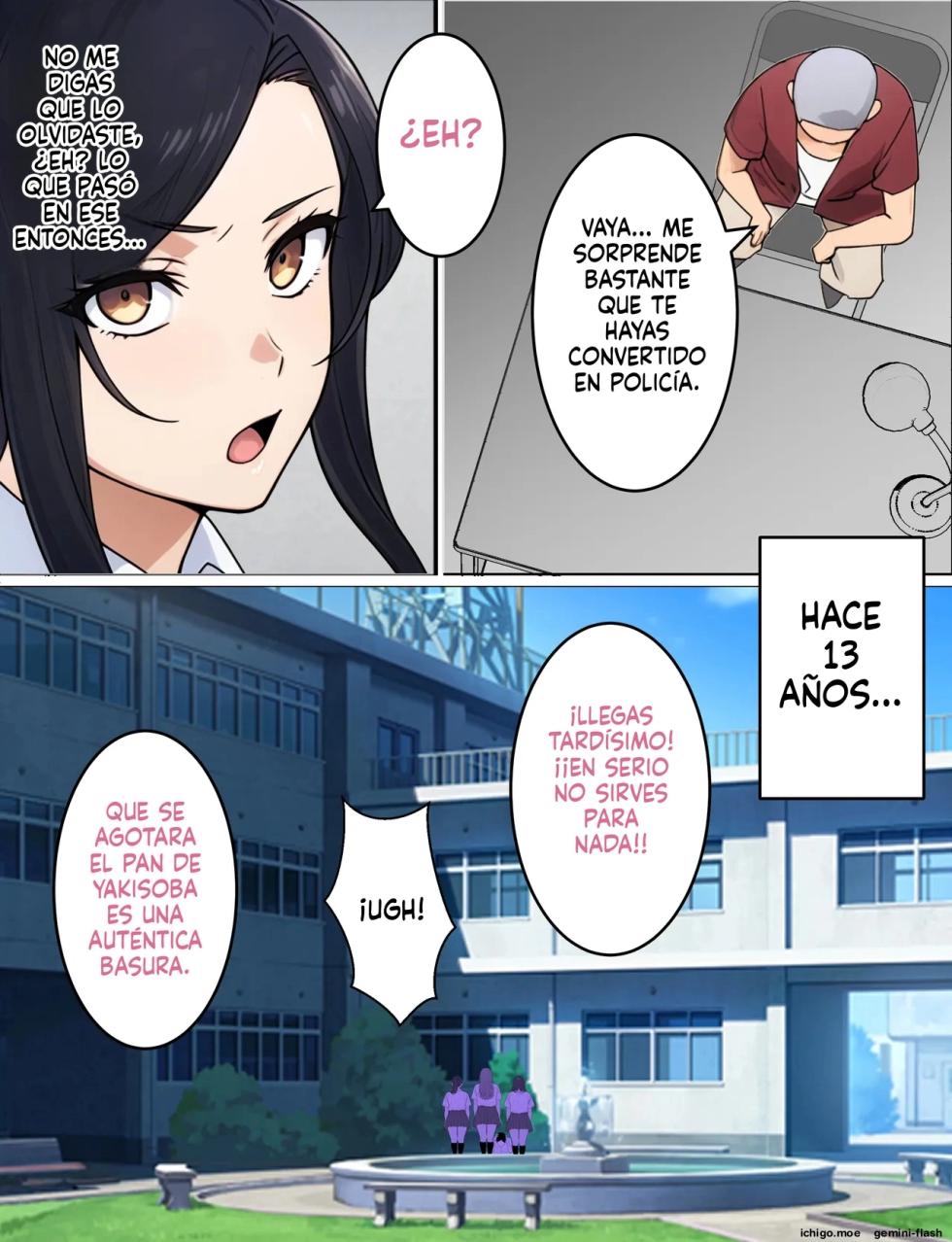 Hitozuma Fukei ~ Tsuyoki na Moto-Yan Onna ga Chinpira ni Netorareru Hanashi (Spanish) MTL - Page 9