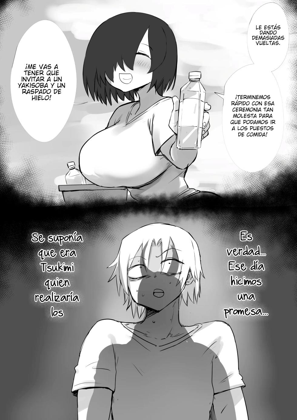 [Misaki (Taisho)] Ano Hi Osananajimi wa Kyoki to Kashita｜Aquel día, mi Amiga de la Infancia se Convirtió en una Oni Gigante [Spanish] [NumeritoScan] [MTL] - Page 5