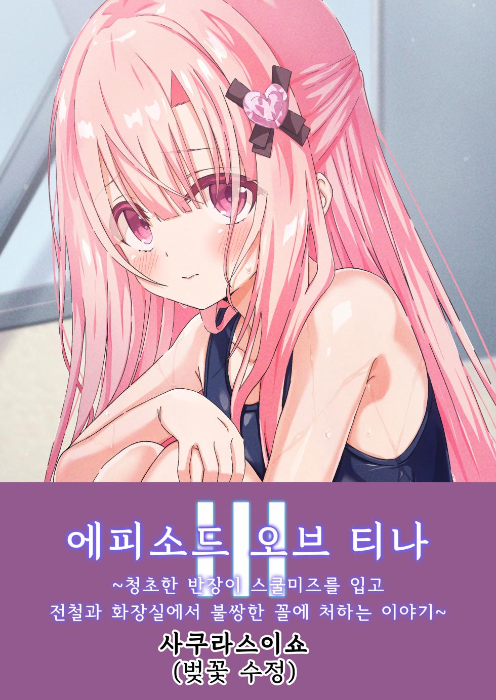[사쿠라스이쇼(요자쿠라 소우키)] 에피소드 오브 티나 III [한국어] [1일1딸]  | [Sakura Suishou (Yozakura Souki)] Episode of Tina III ~Seiso na Iinchou ga Sukumizu te Densha ya Toile de Kawaisou na Koto Sareru Ohanashi~ [Digital][Korean] - Page 33