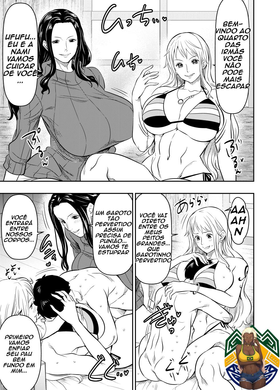 [osuwaani] Request Itadaita Mono desu | Per Request - Nami & Nico Robin (One Piece) (TR-326) [Portuguese-BR] - Page 1
