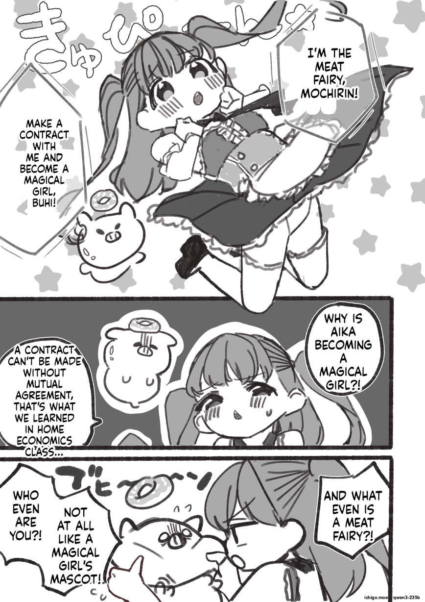 maagical girl with a fatty belly - Page 3