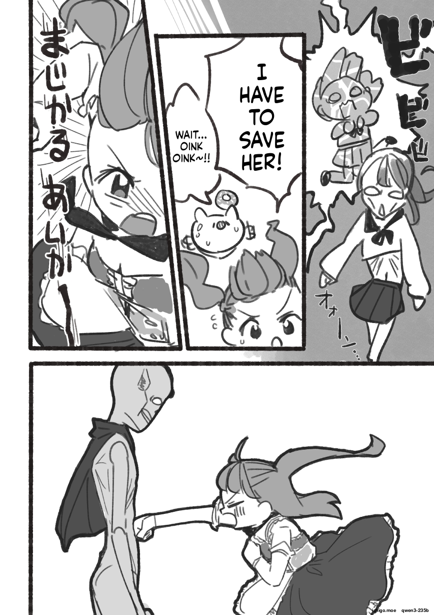 maagical girl with a fatty belly - Page 6