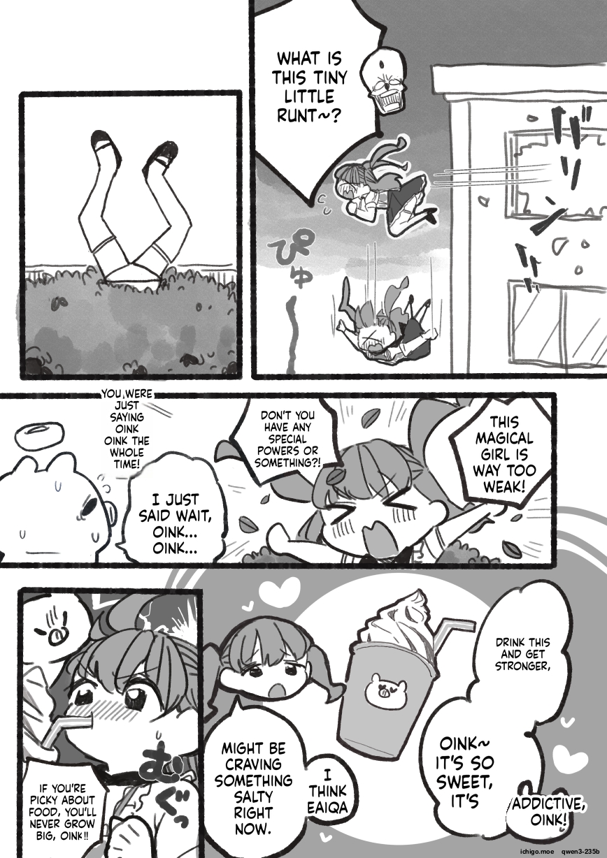 maagical girl with a fatty belly - Page 7