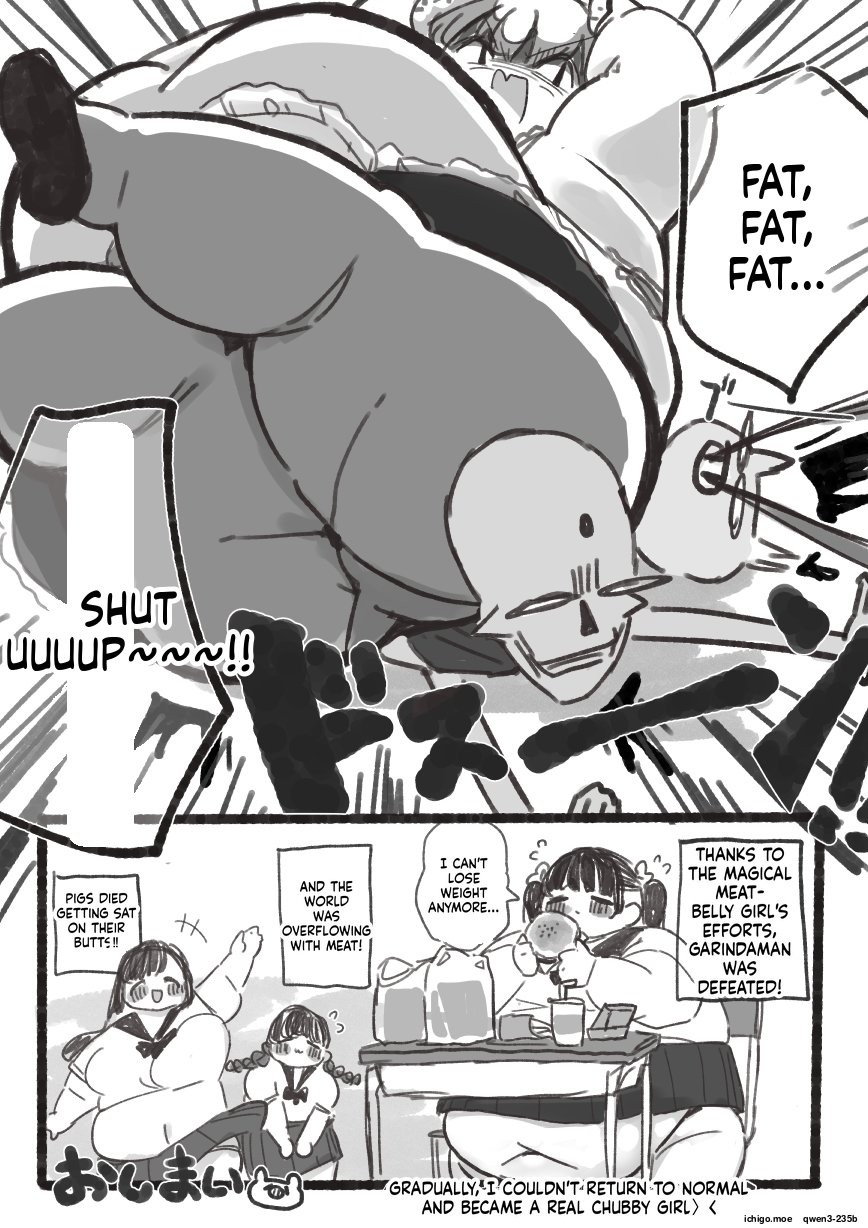 maagical girl with a fatty belly - Page 11
