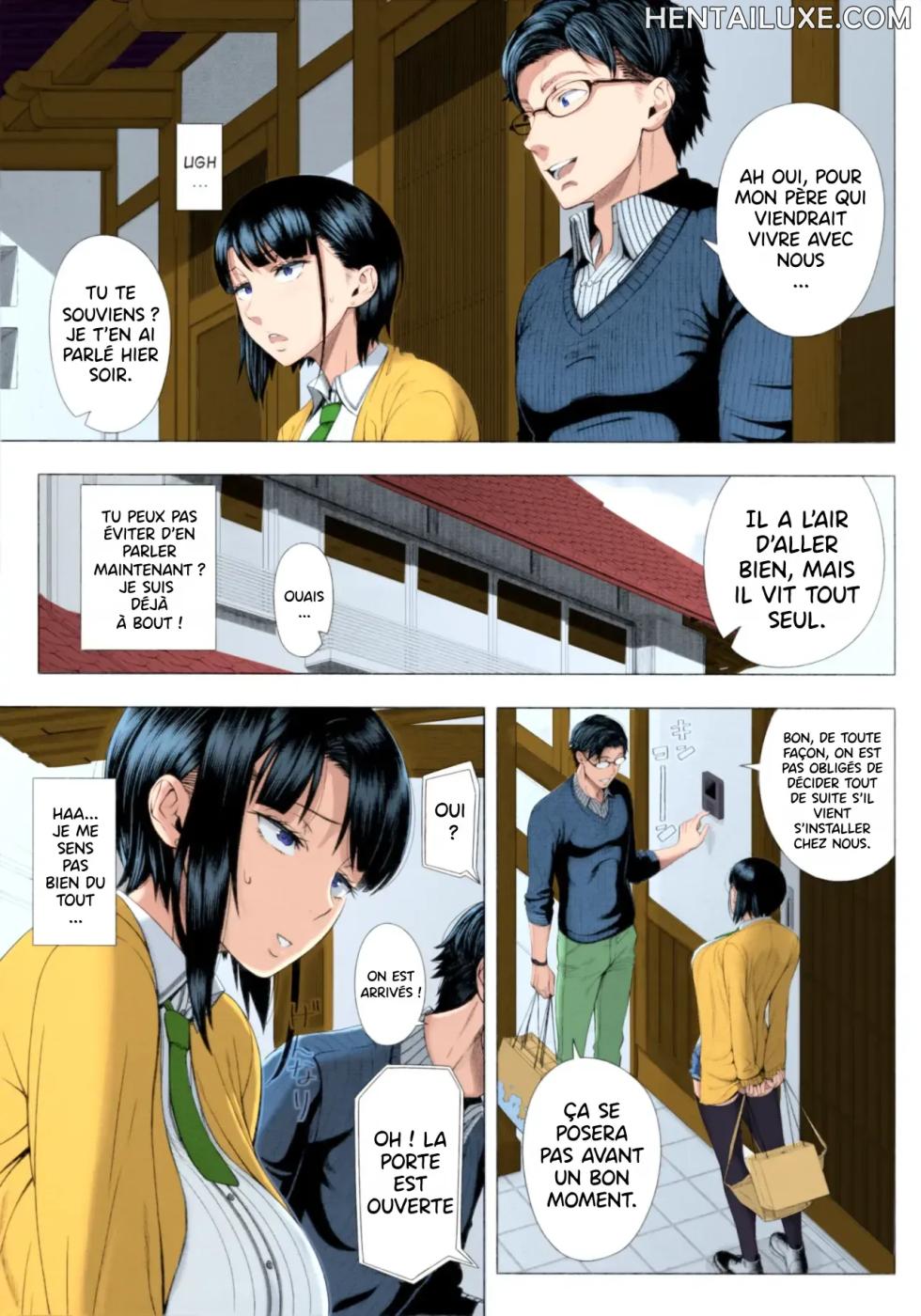[Shinozuka Yuuji] Ore ga Mita Koto no Nai Kanojo | Une femme que je n’avais jamais vue (Hajimete no Hitozuma) [French] {hentailuxe.com} [Decensored] [Colorized] - Page 13