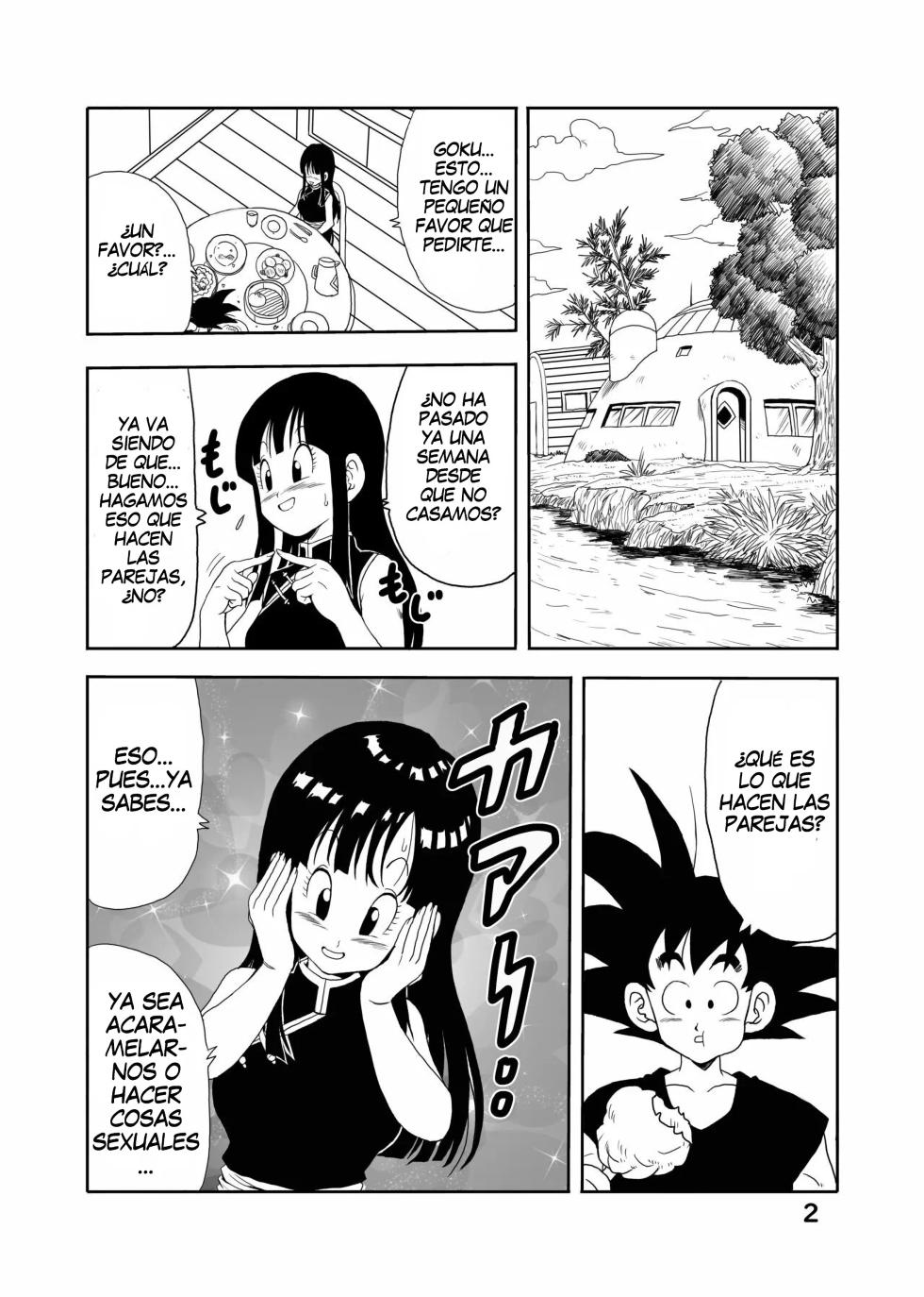 [Monkees (YoungJiJii)] Chichi to Gokuu｜Milk y Gokú (Dragon Ball) [Spanish] [Equipo Tiburon Demonio] [Digital] - Page 3