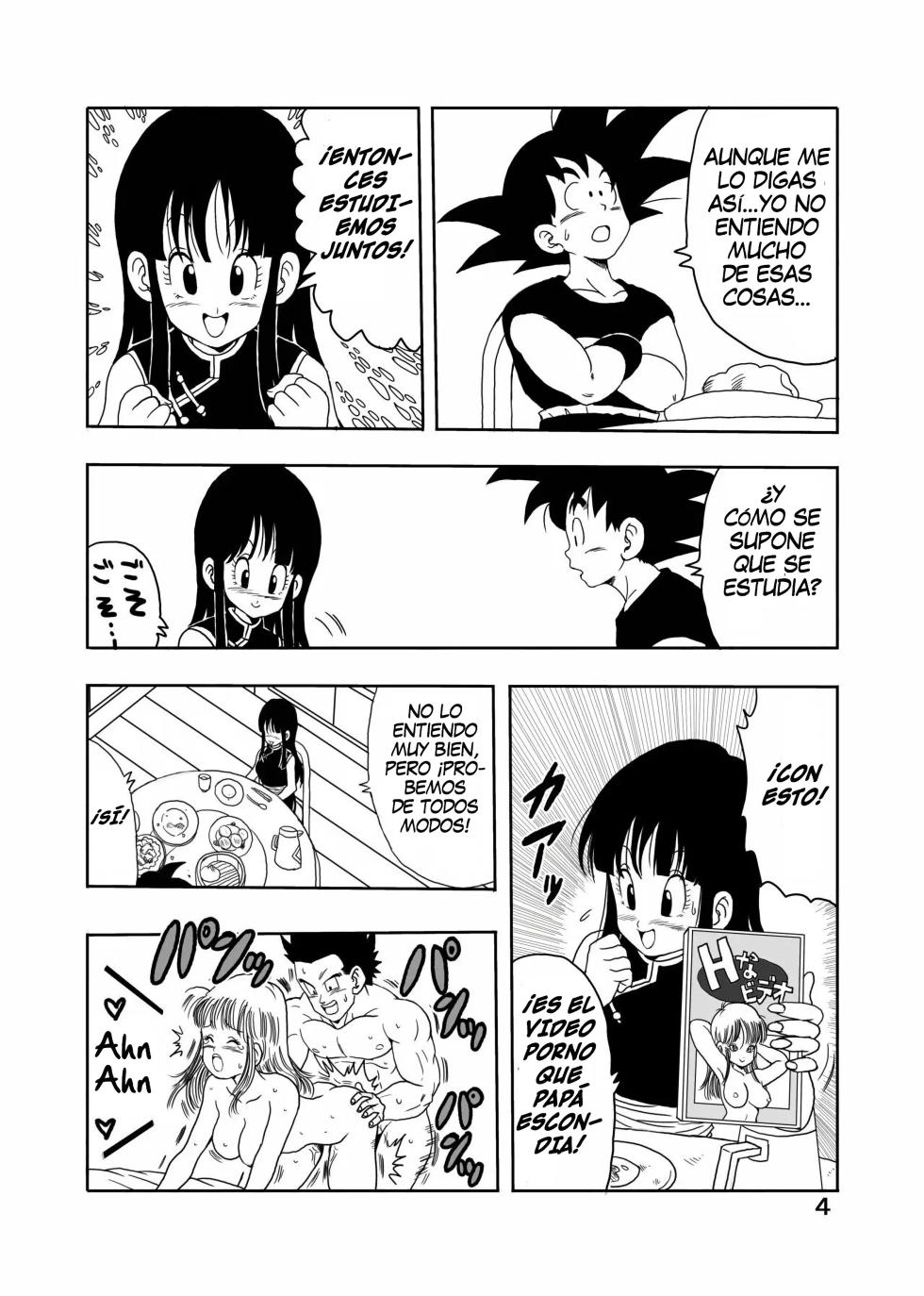 [Monkees (YoungJiJii)] Chichi to Gokuu｜Milk y Gokú (Dragon Ball) [Spanish] [Equipo Tiburon Demonio] [Digital] - Page 5