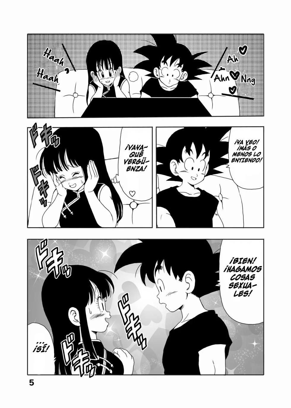 [Monkees (YoungJiJii)] Chichi to Gokuu｜Milk y Gokú (Dragon Ball) [Spanish] [Equipo Tiburon Demonio] [Digital] - Page 6