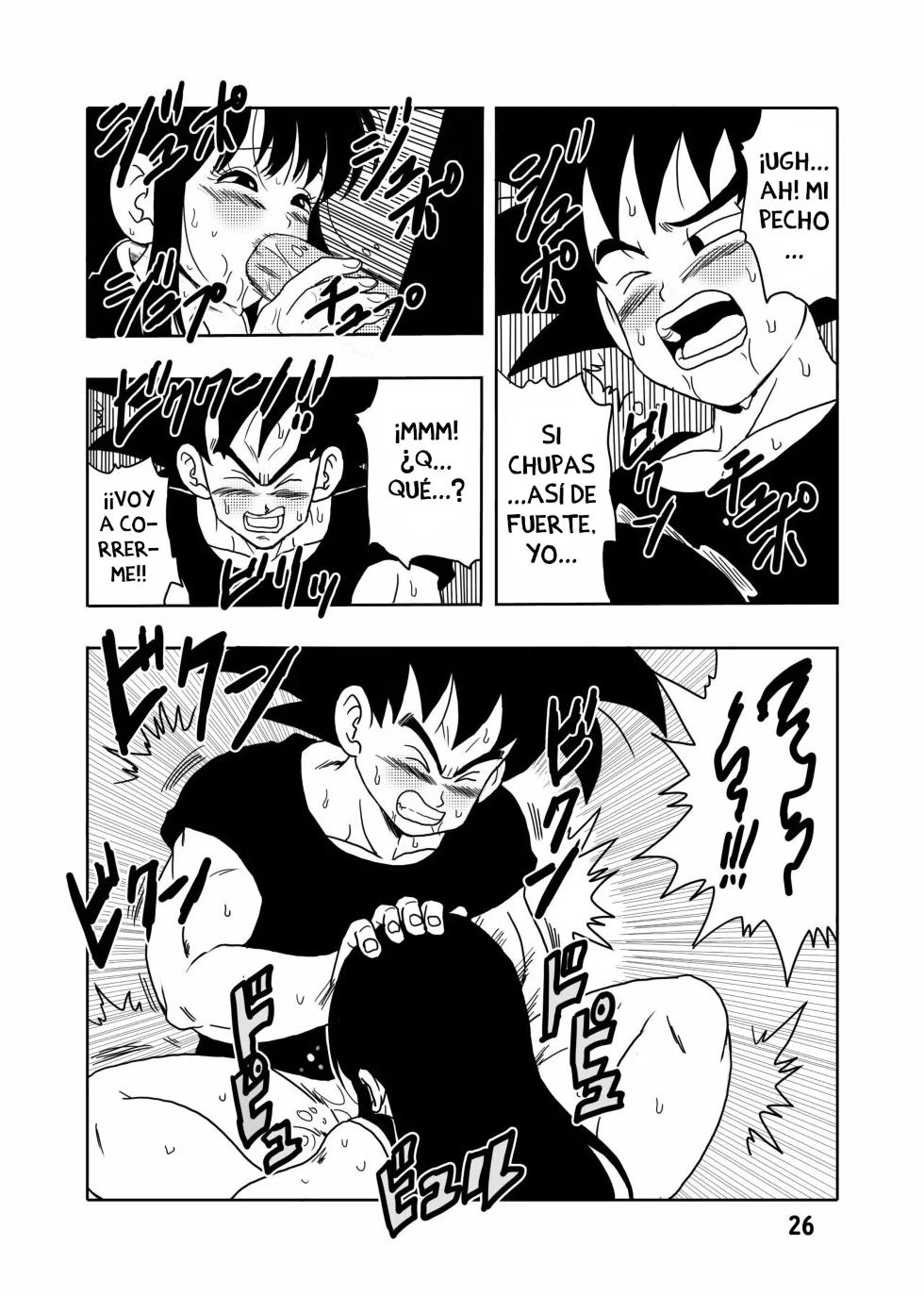 [Monkees (YoungJiJii)] Chichi to Gokuu｜Milk y Gokú (Dragon Ball) [Spanish] [Equipo Tiburon Demonio] [Digital] - Page 27