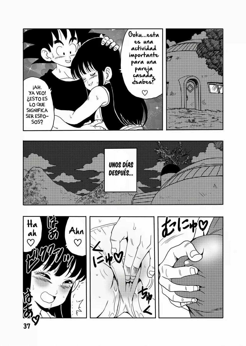[Monkees (YoungJiJii)] Chichi to Gokuu｜Milk y Gokú (Dragon Ball) [Spanish] [Equipo Tiburon Demonio] [Digital] - Page 38