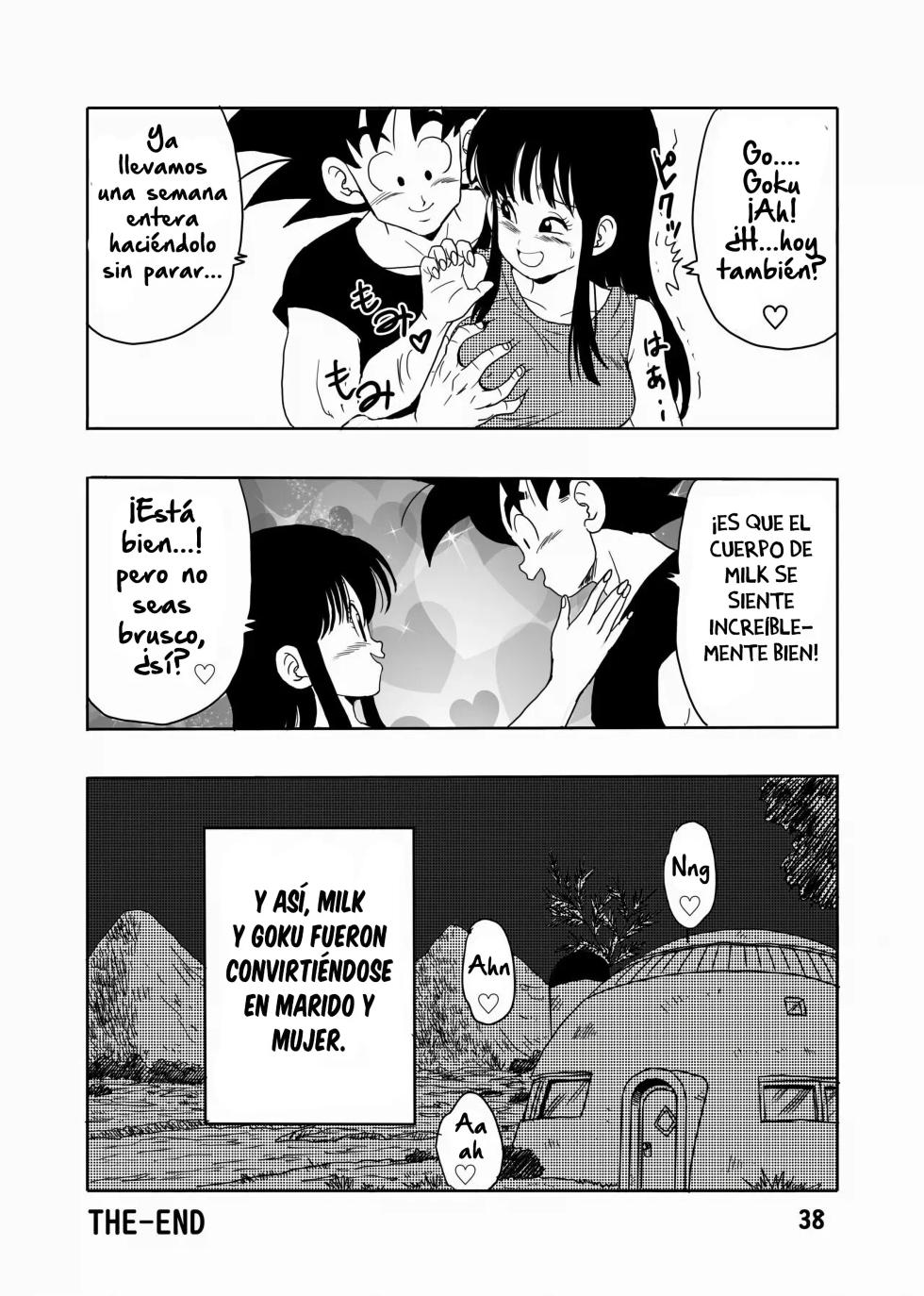 [Monkees (YoungJiJii)] Chichi to Gokuu｜Milk y Gokú (Dragon Ball) [Spanish] [Equipo Tiburon Demonio] [Digital] - Page 39