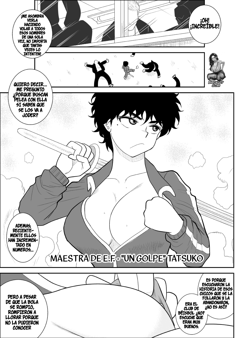 [Fake An] Battle Teacher Tatsuko 3｜Profesora De Batalla Tatsuko 3 [Spanish] [BigDaddy Scan] - Page 3