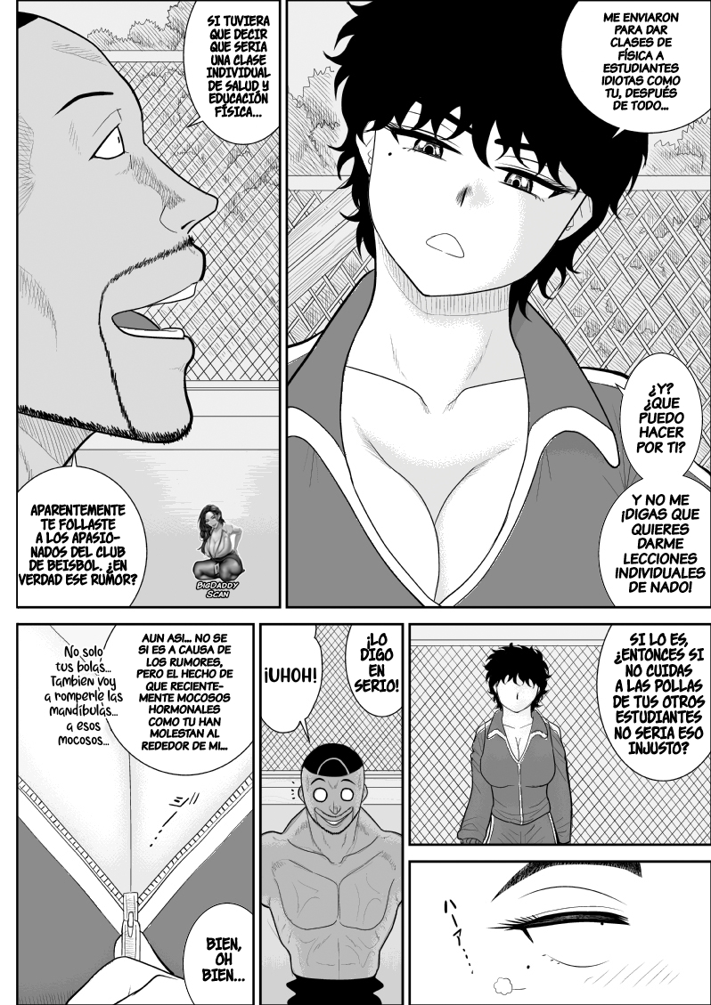 [Fake An] Battle Teacher Tatsuko 3｜Profesora De Batalla Tatsuko 3 [Spanish] [BigDaddy Scan] - Page 6