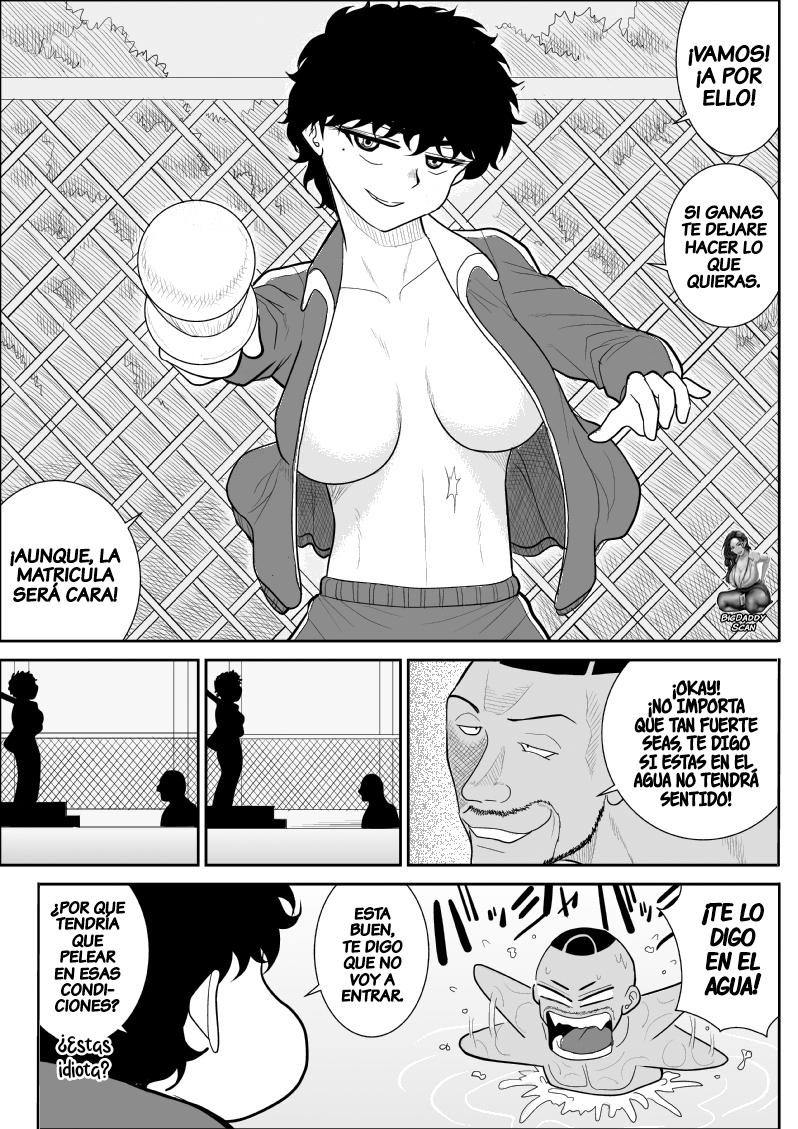 [Fake An] Battle Teacher Tatsuko 3｜Profesora De Batalla Tatsuko 3 [Spanish] [BigDaddy Scan] - Page 7