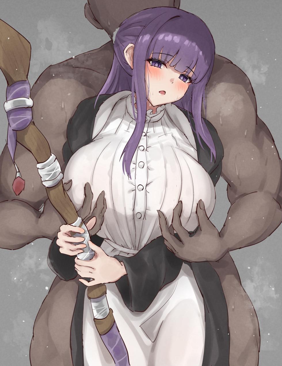 [尾壁餃子] フェルン乳首責め - Page 7