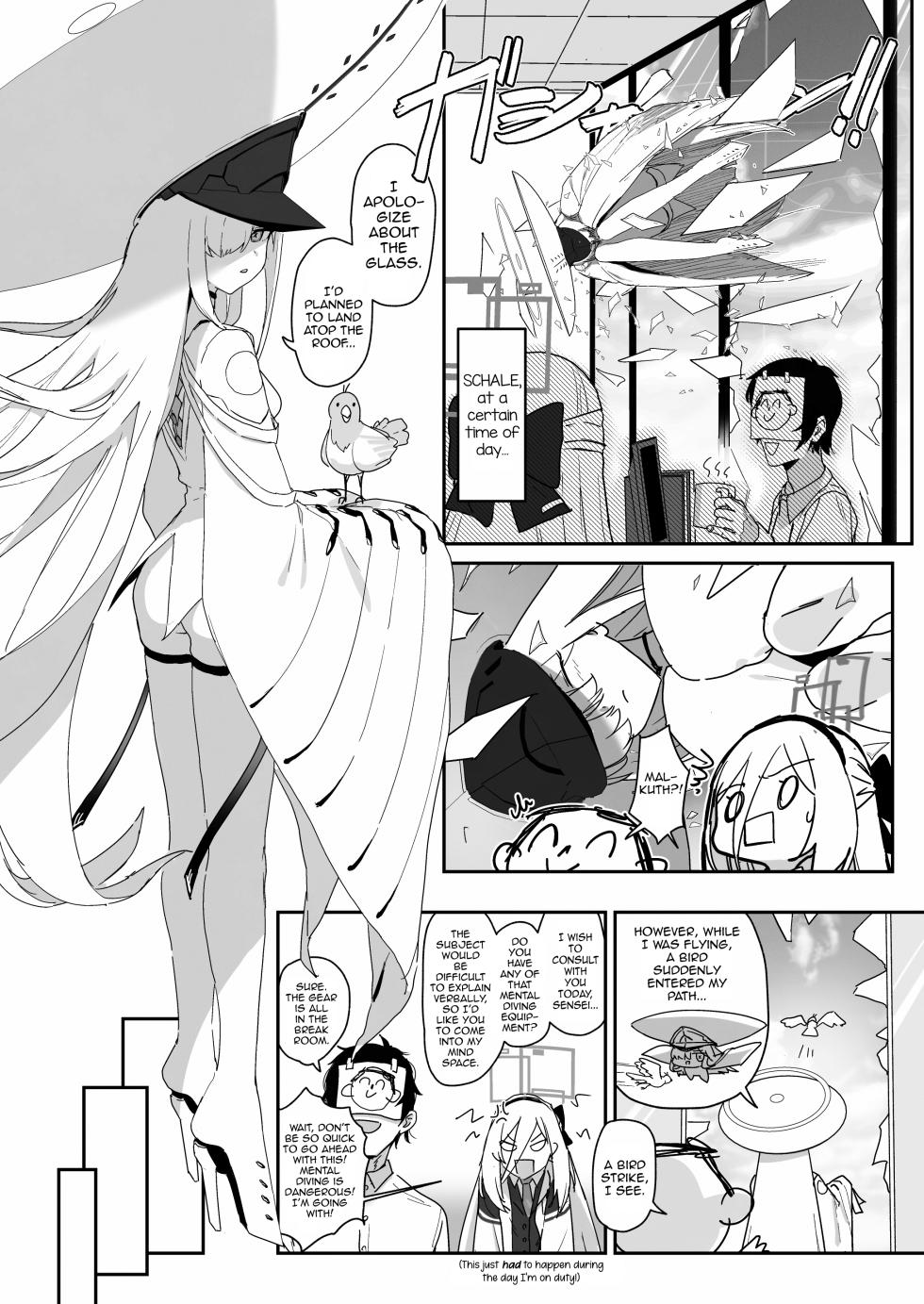 [Yoridori Midori (Akashiro Kiiro)] Imadoki no Kikai Ningyou wa Aijou ga Fusoku Shiteimasu. | Mechanical Humanoids Nowadays Are Lacking Love. (Blue Archive) [English] [mysterymeat3] [Digital] - Page 2