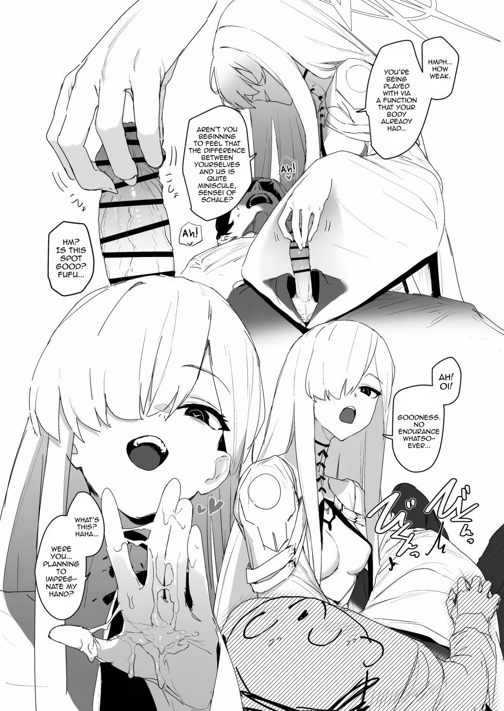 [Yoridori Midori (Akashiro Kiiro)] Imadoki no Kikai Ningyou wa Aijou ga Fusoku Shiteimasu. | Mechanical Humanoids Nowadays Are Lacking Love. (Blue Archive) [English] [mysterymeat3] [Digital] - Page 7