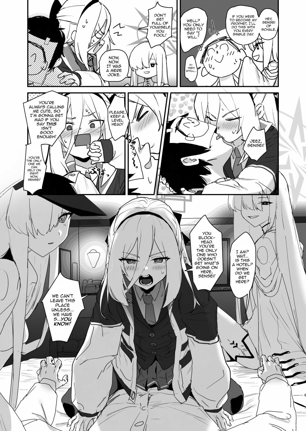 [Yoridori Midori (Akashiro Kiiro)] Imadoki no Kikai Ningyou wa Aijou ga Fusoku Shiteimasu. | Mechanical Humanoids Nowadays Are Lacking Love. (Blue Archive) [English] [mysterymeat3] [Digital] - Page 8