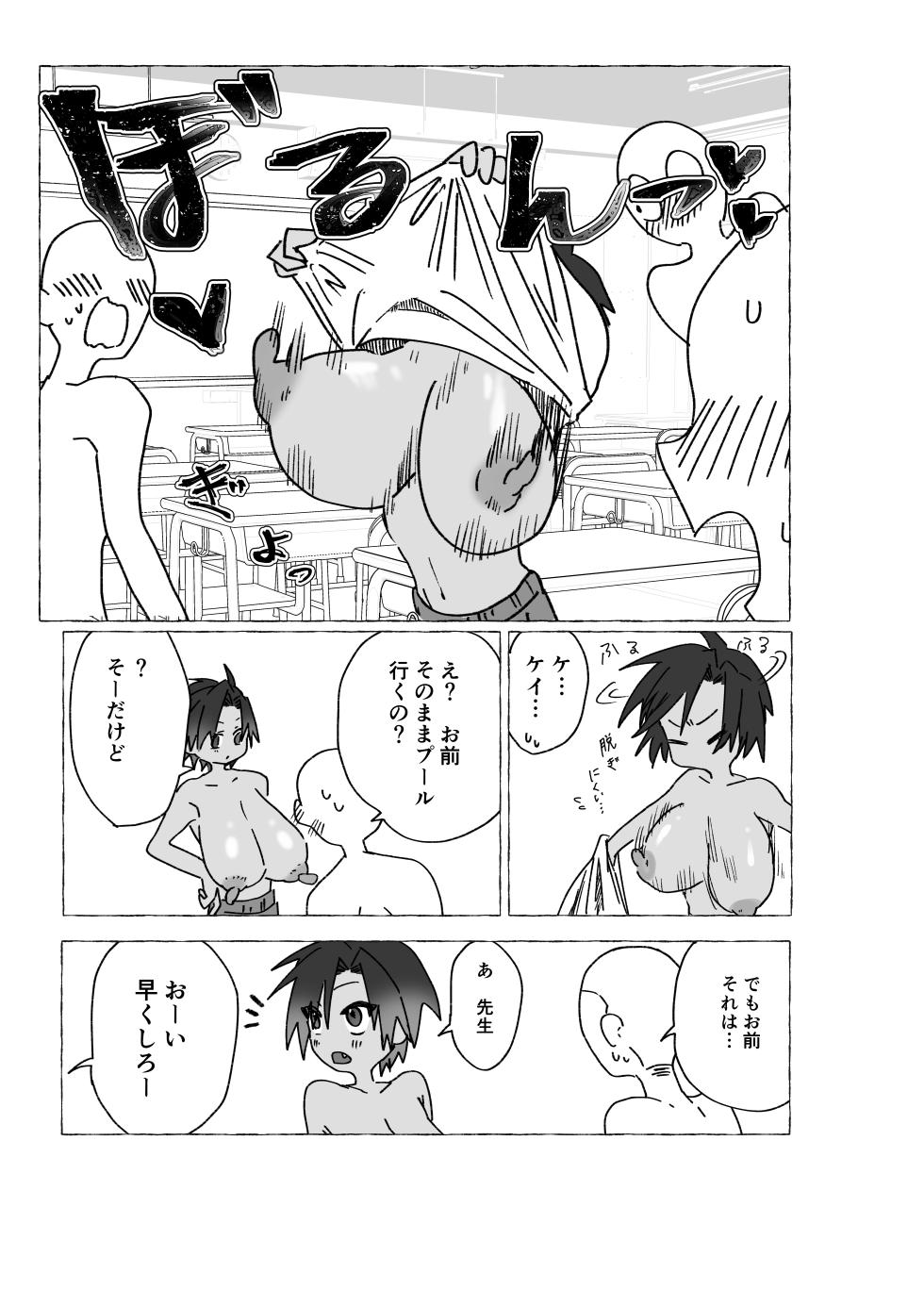 [胃須の研究所] 元気少年が朝起きたら巨乳になってた本 - Page 25