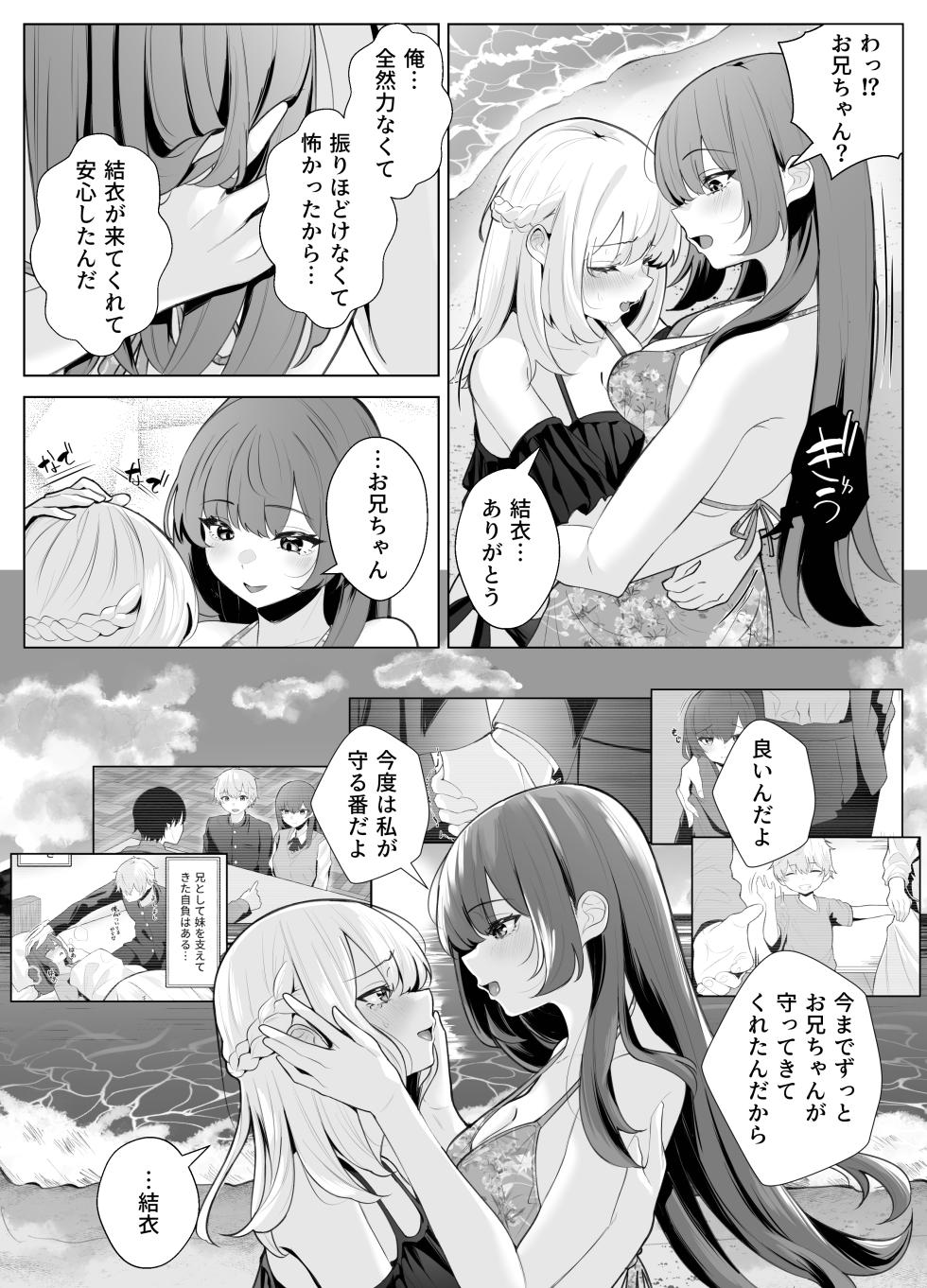 [Kuroshiba Suko (Marbin)] TS Onii-chan ~Ecchi na Jisshou Jiken de Kanzen Mesu Ochi o Jinin suru Hanashi~ - Page 36