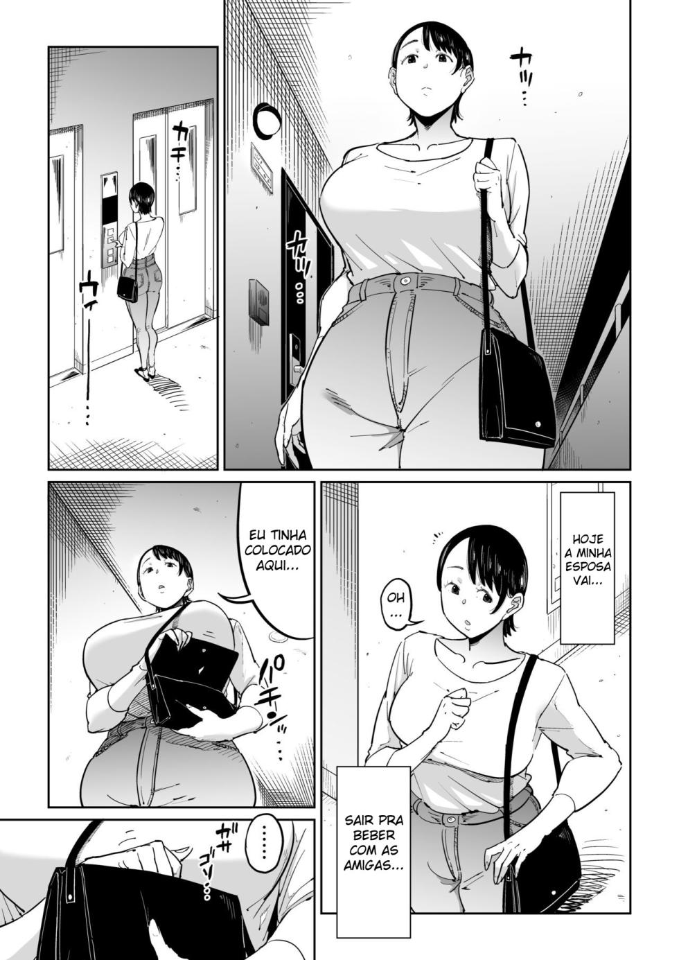 [Shioji] Tsuma ga Netorarete Iru Koto o Ore wa Shitte Iru [Portuguese-BR] - Page 4