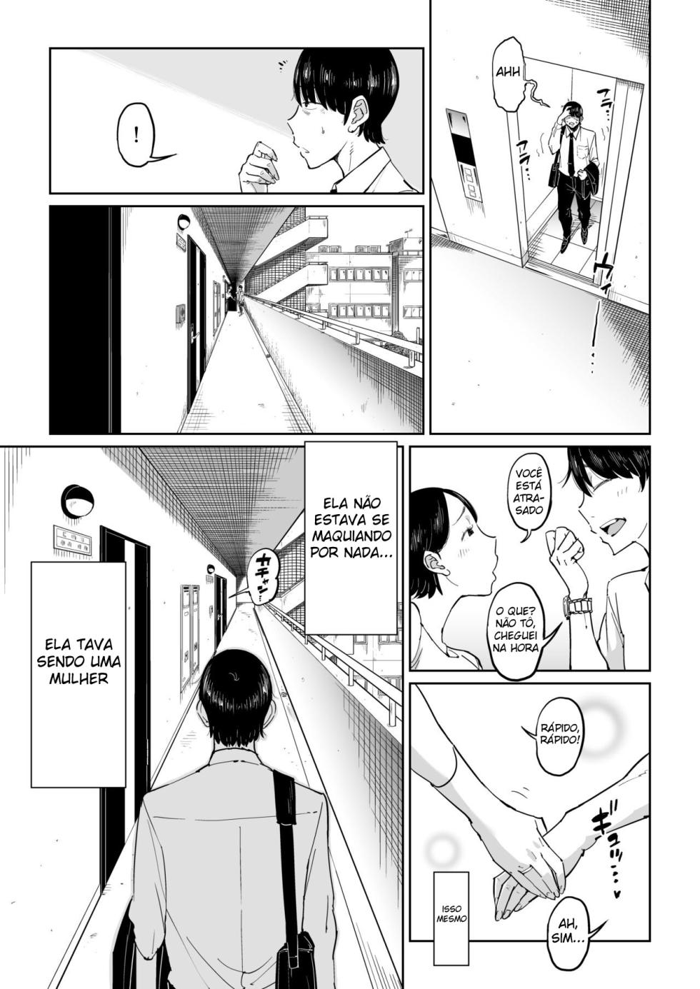[Shioji] Tsuma ga Netorarete Iru Koto o Ore wa Shitte Iru [Portuguese-BR] - Page 8