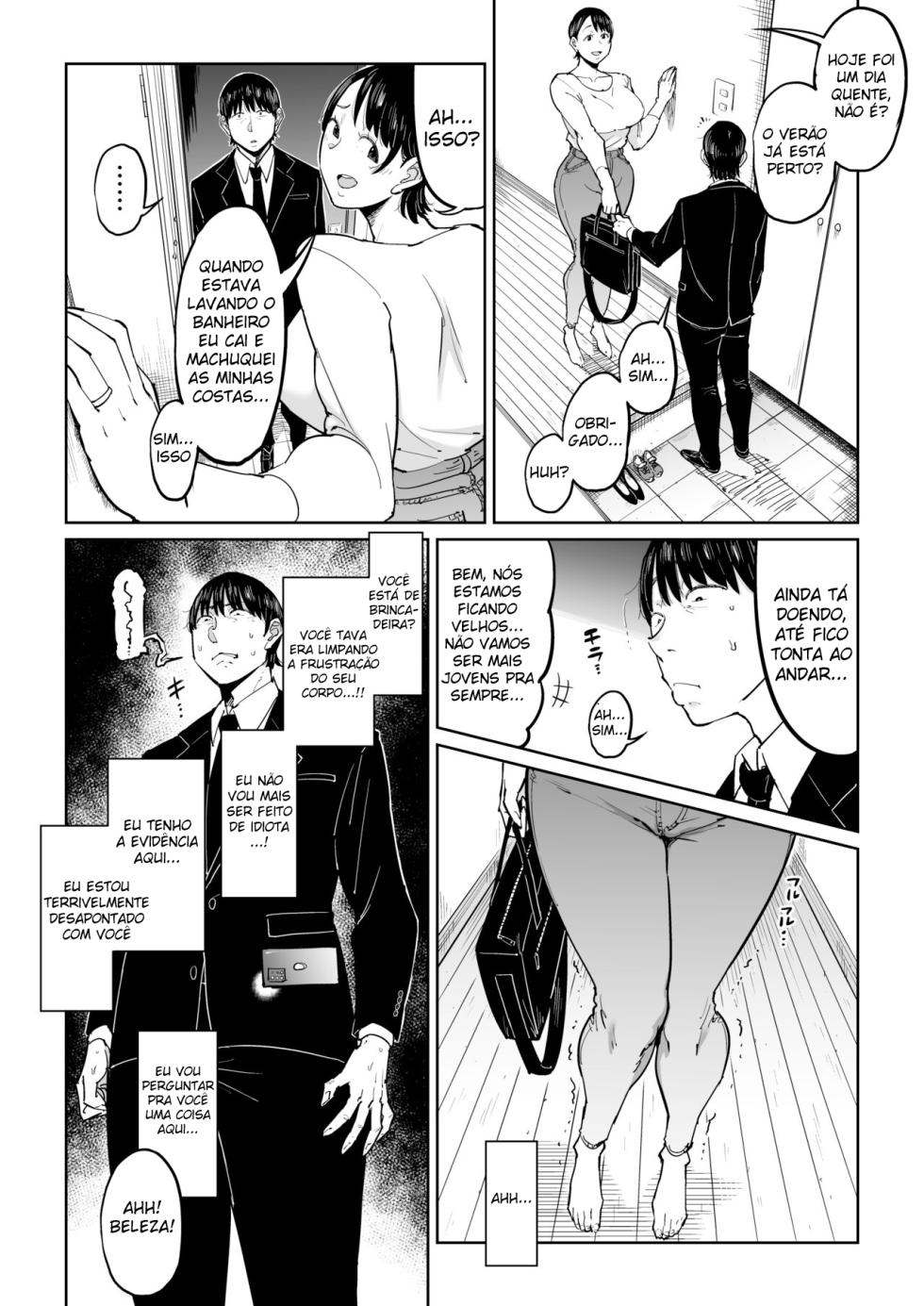 [Shioji] Tsuma ga Netorarete Iru Koto o Ore wa Shitte Iru [Portuguese-BR] - Page 23