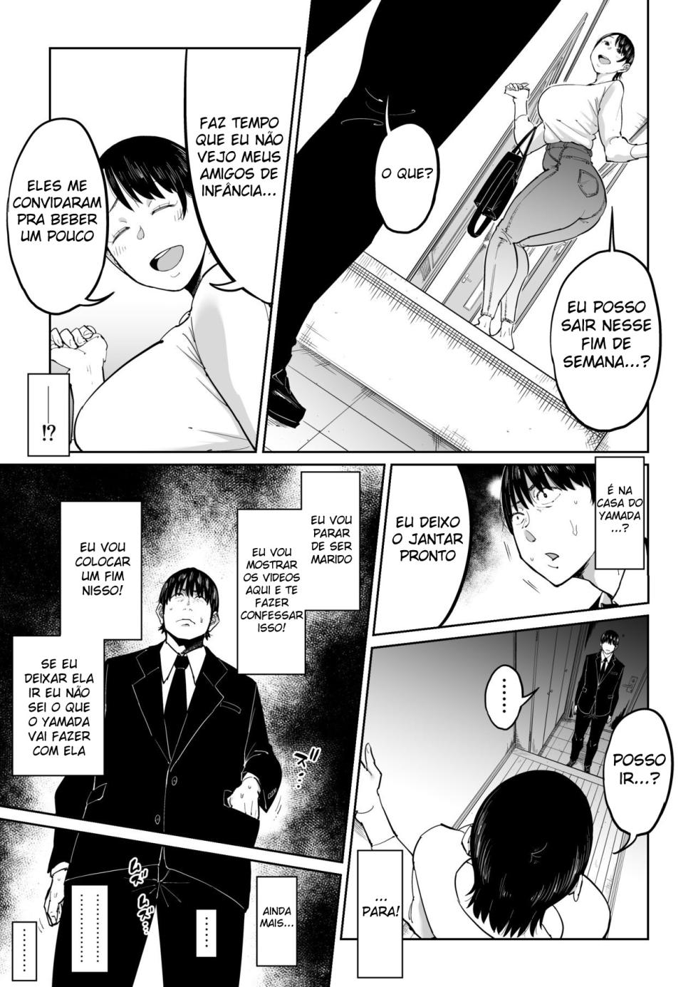 [Shioji] Tsuma ga Netorarete Iru Koto o Ore wa Shitte Iru [Portuguese-BR] - Page 24