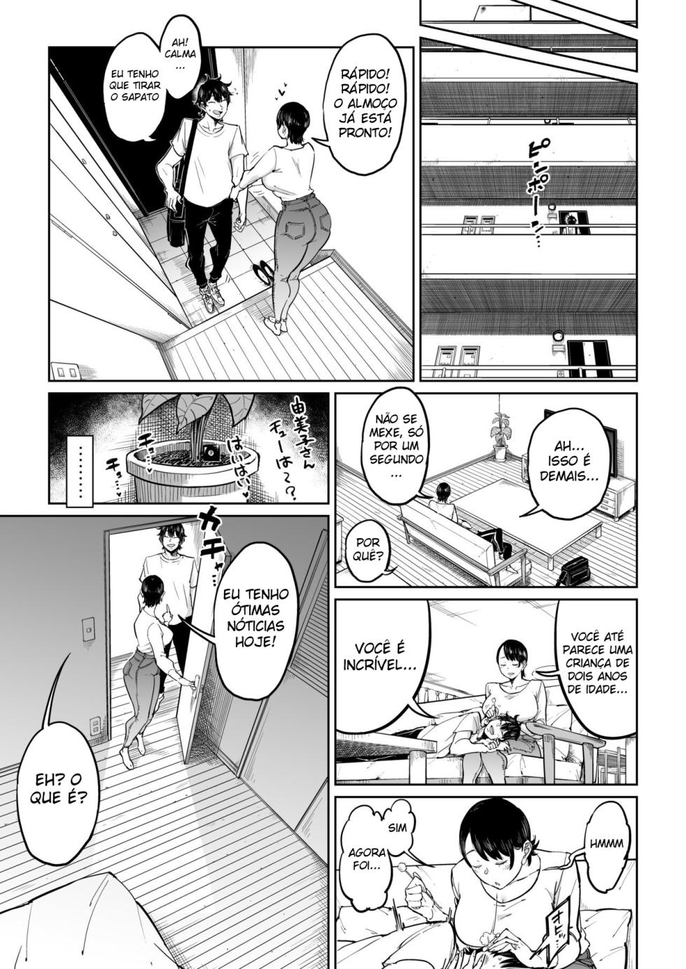 [Shioji] Tsuma ga Netorarete Iru Koto o Ore wa Shitte Iru [Portuguese-BR] - Page 34