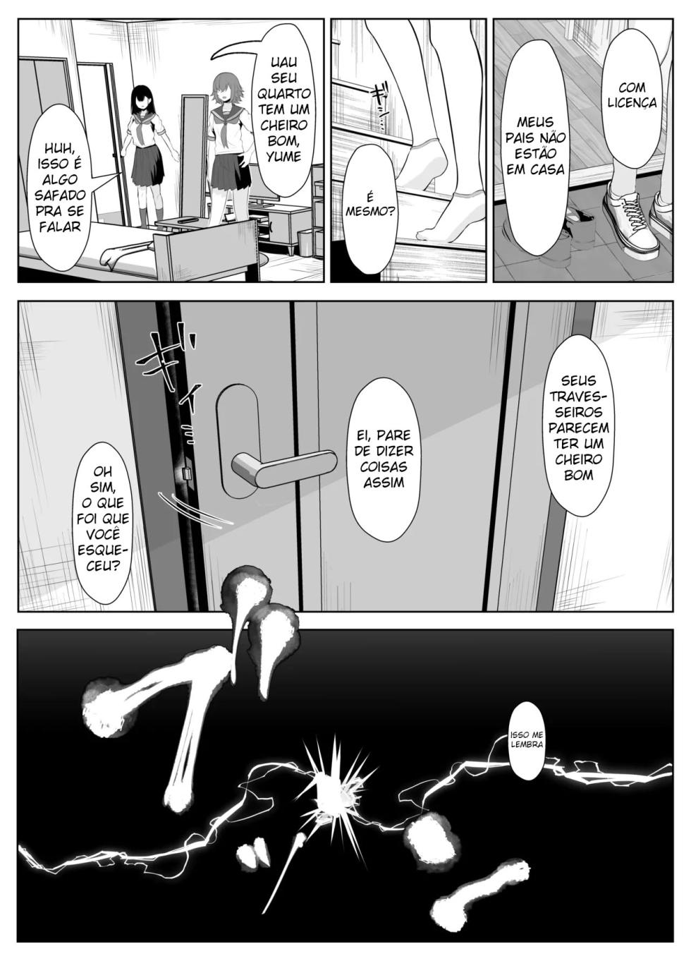 [Kuroshiba Suko] Soushitsu Kanojo ~Kioku o Ushinatta Kanojo wa Onna Senpai ni Netorareta~ [Portuguese-BR] - Page 9