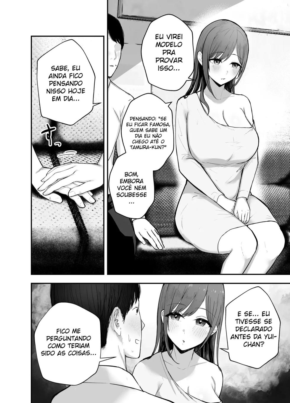 [Baketsu Purin] "Omae ga Futta InCha Onna, Ima ja Followers Hyakuman-nin Goe no Bakunyuu Gravure Idol dazo? w" —Kanojo no Iru Ore o Muchimuchi Bakunyuu Body de Yuuwaku shite kite Gyaku NTR— [Portuguese-BR] [Digital] - Page 19