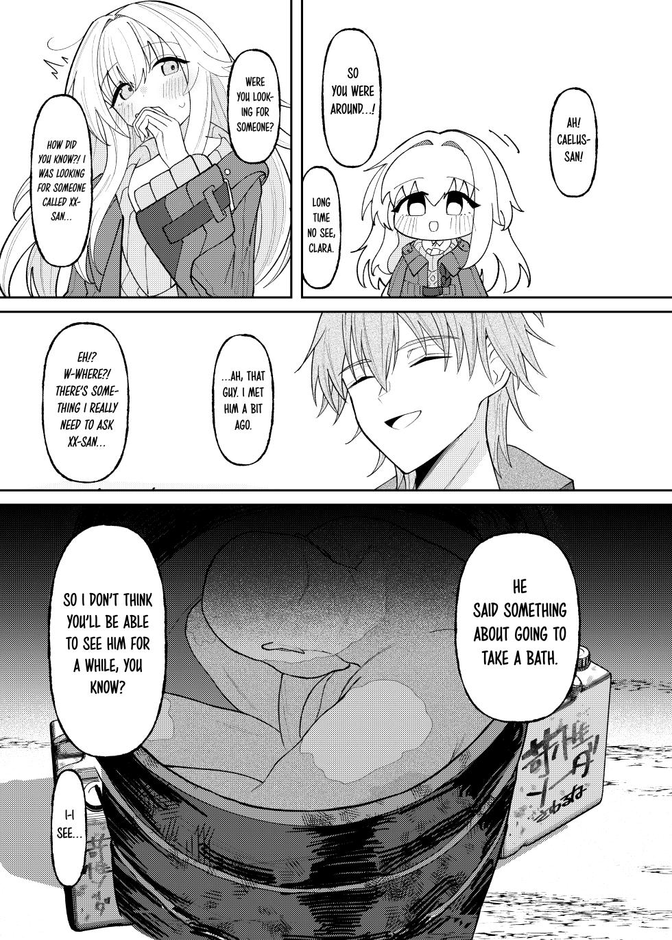 [Meccha] Clara-chan no Kawaisa o Zen Ginga ni Wakaraseru Hon (Honkai: Star Rail) [English] [Schale Scans] [Digital] - Page 27