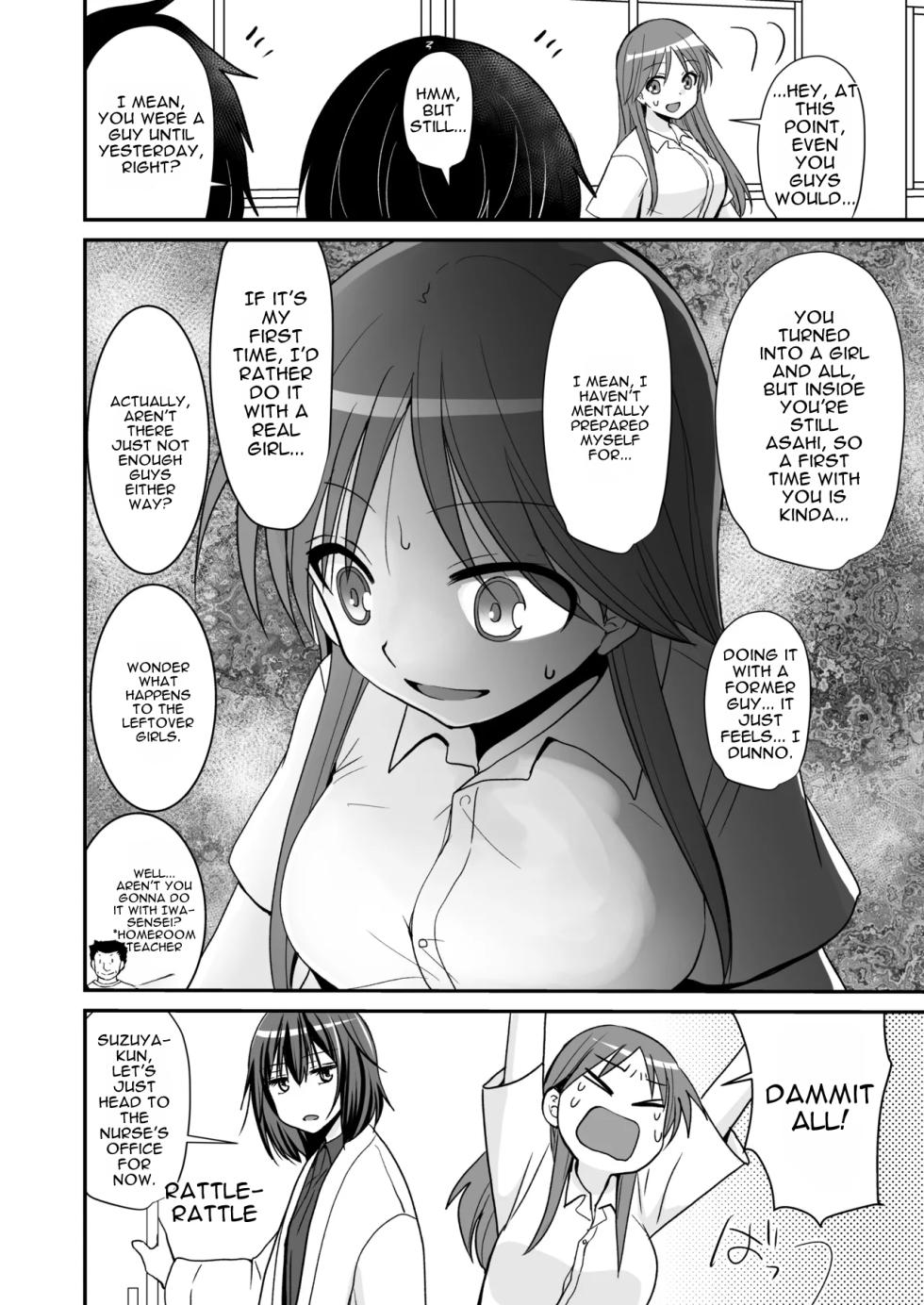 [Amuai Okashi Seisakusho (Inoue Mitan)] SEX Jisshuu Toujitsu ni Ore dake Nyotaikaa!? [MTL] - Page 10