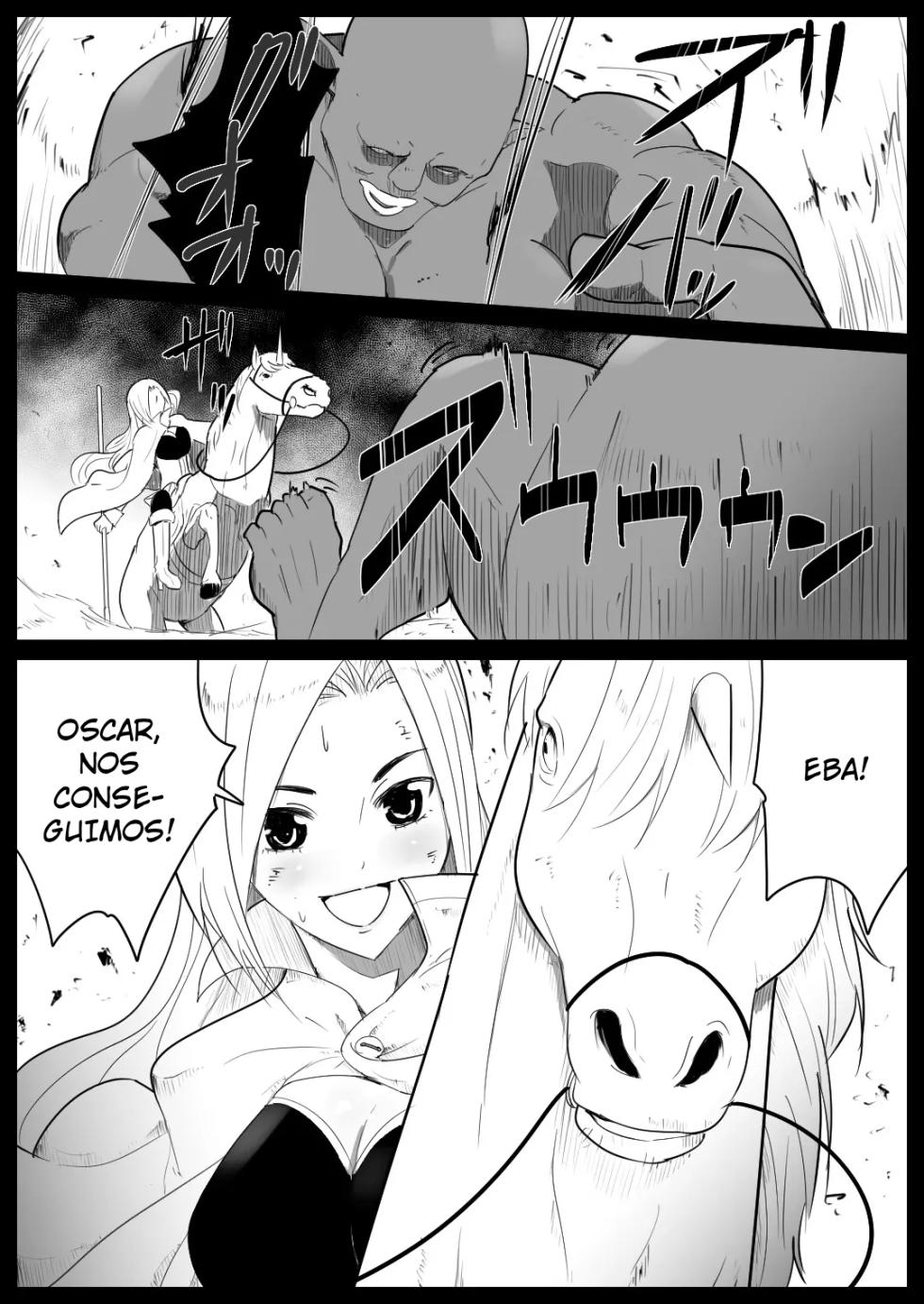 Female knight who fucked by her own steed - Page 4