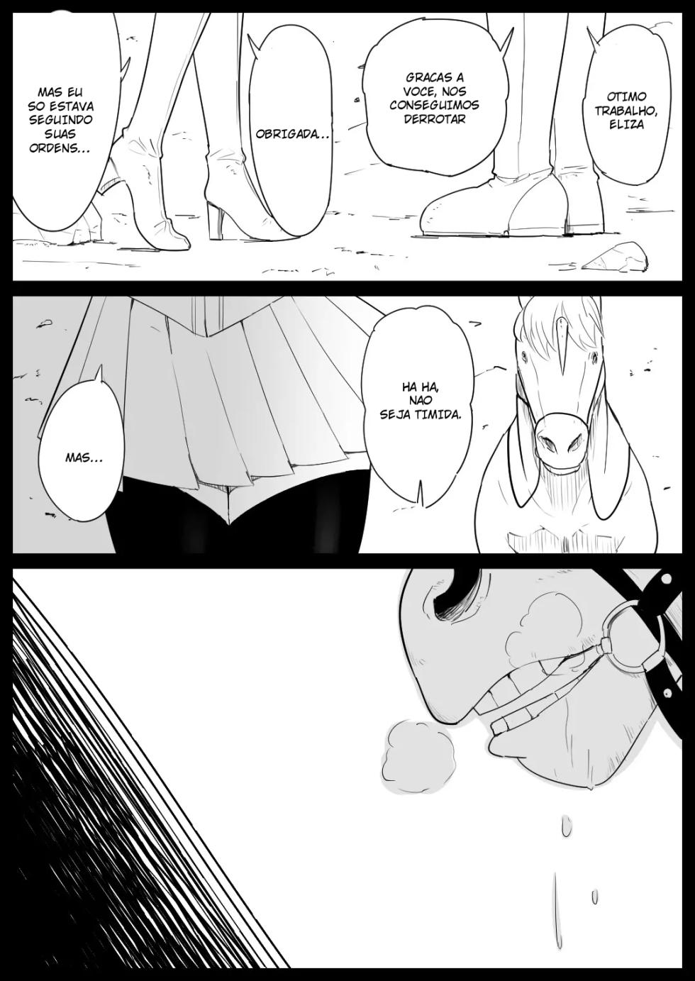 Female knight who fucked by her own steed - Page 6