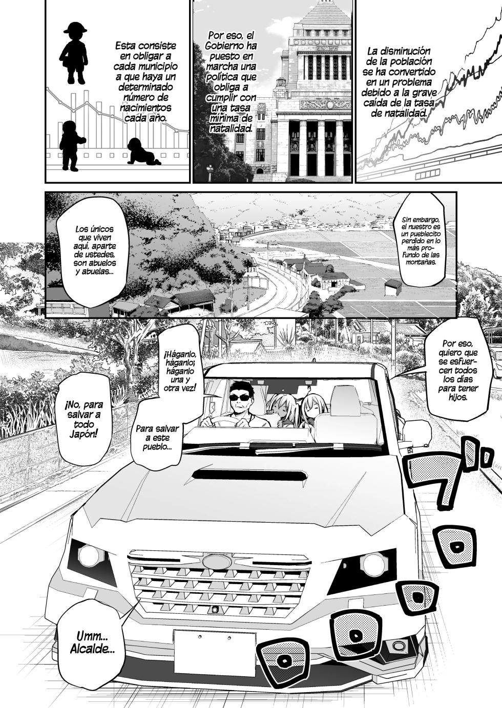 [Airandou] Imouto Haramasenai to Derarenai Shima 2｜La Aldea de la que No Puedes Salir a menos que Dejes Embarazadas a tus Hermanas Menores [Spanish] [Al chile no sé Scan] - Page 2