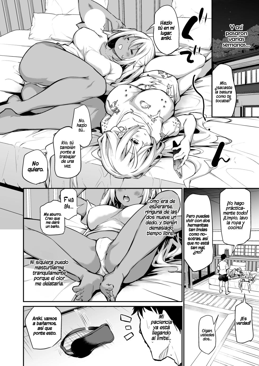 [Airandou] Imouto Haramasenai to Derarenai Shima 2｜La Aldea de la que No Puedes Salir a menos que Dejes Embarazadas a tus Hermanas Menores [Spanish] [Al chile no sé Scan] - Page 7