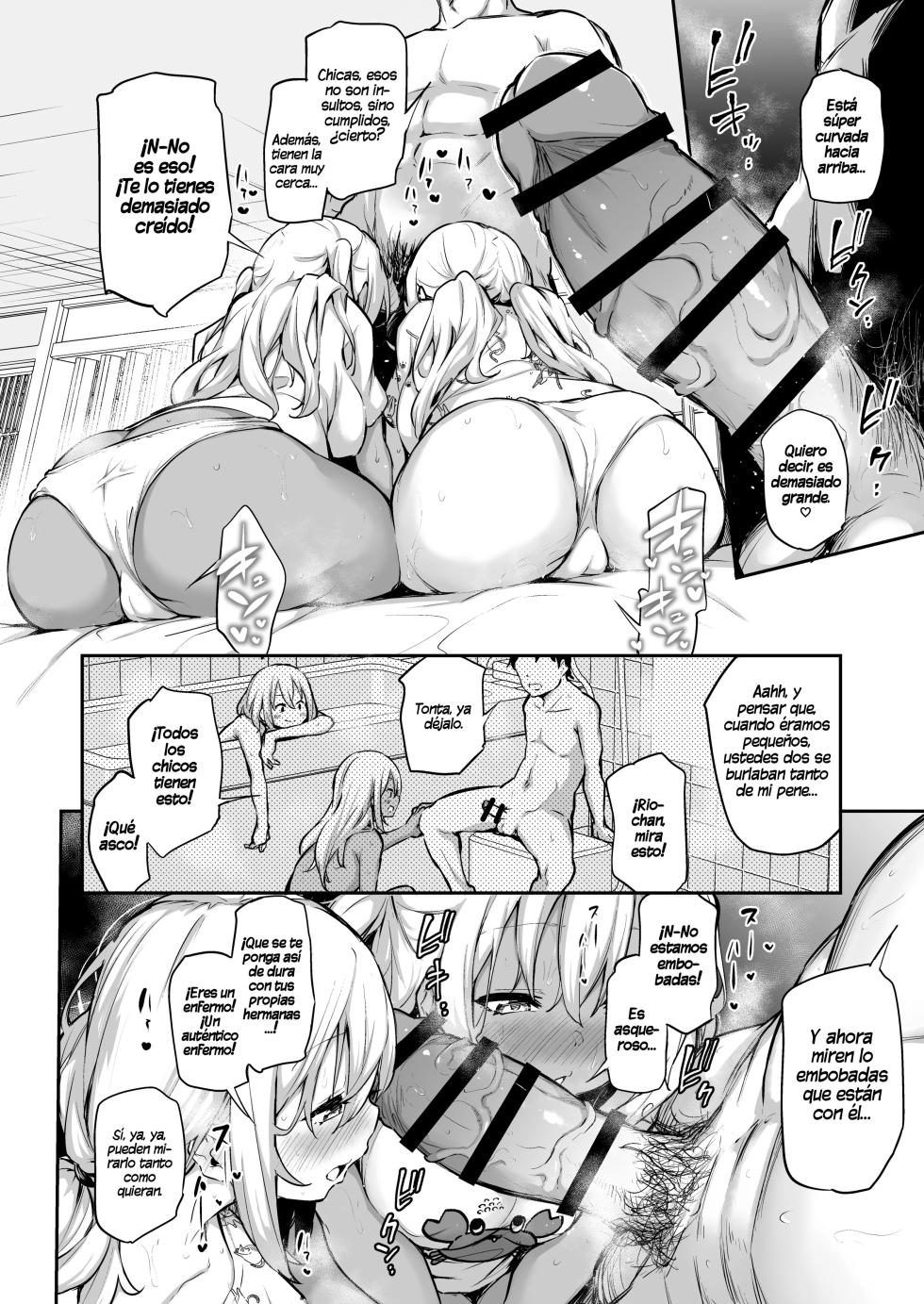 [Airandou] Imouto Haramasenai to Derarenai Shima 2｜La Aldea de la que No Puedes Salir a menos que Dejes Embarazadas a tus Hermanas Menores [Spanish] [Al chile no sé Scan] - Page 11