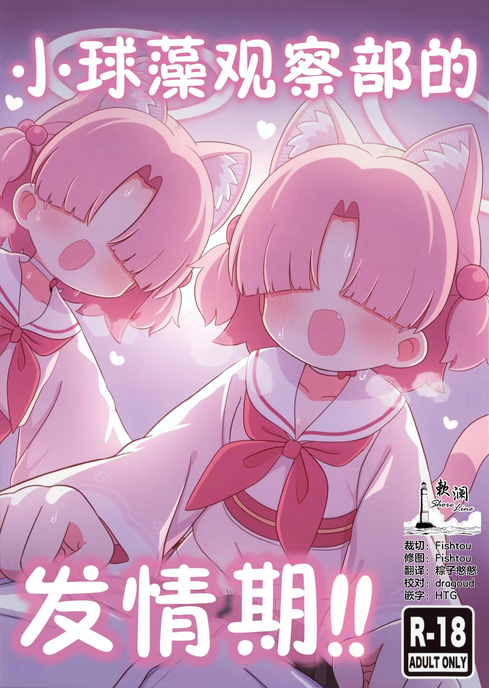 [Kemomimi-chanya (Yugana)] 小球藻观察部的发情期!! [Chinese] [欶澜汉化组] (Blue Archive) [Digital] - Page 1