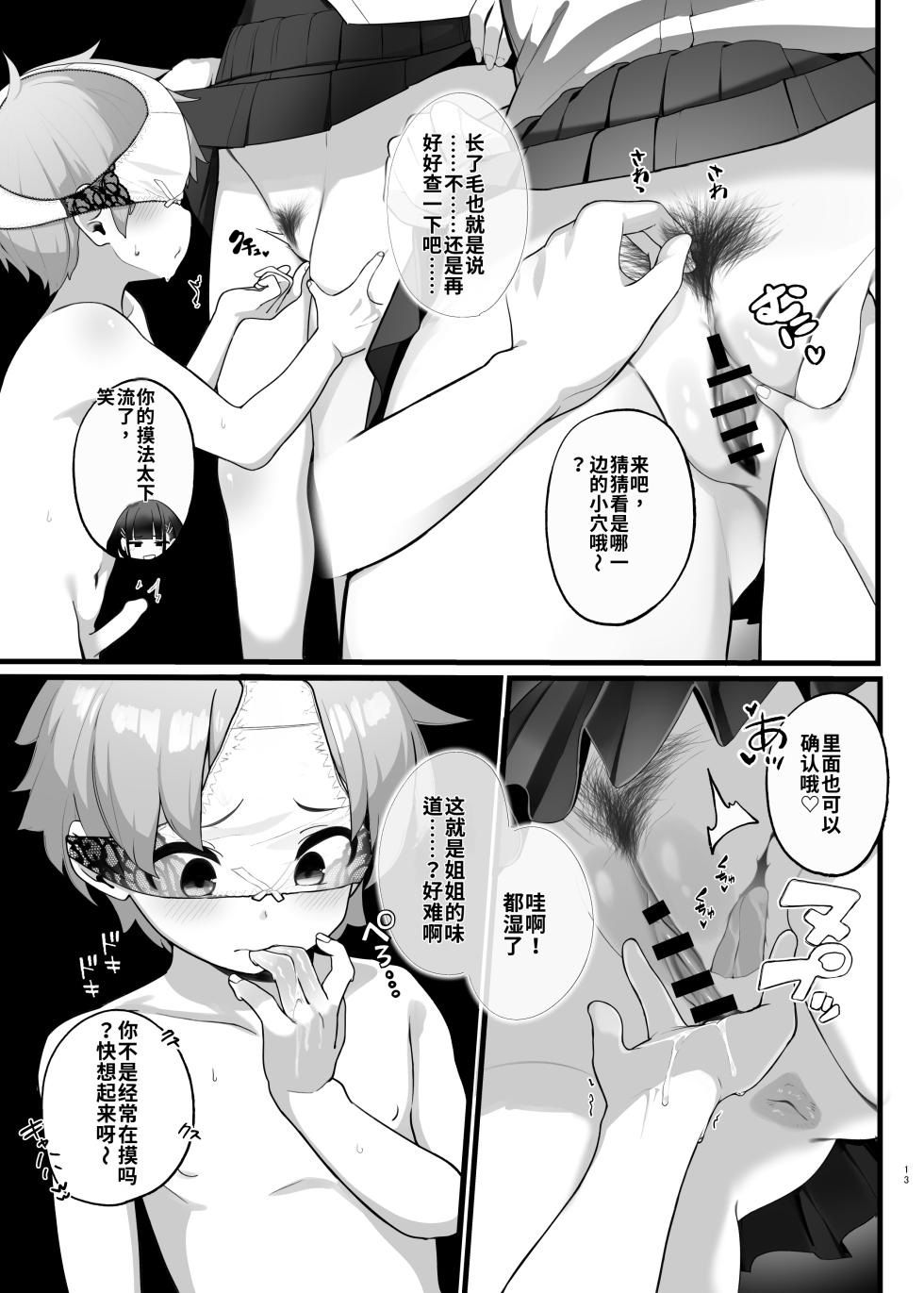 [Jajujo (Jovejun.)] if Boku to Gasatsu na Onee no Seiyoku Shori Seikatsu ~Onee-chan wa Dare no Mono!? Hen~ [Chinese] [ai渣翻] [Digital] - Page 13