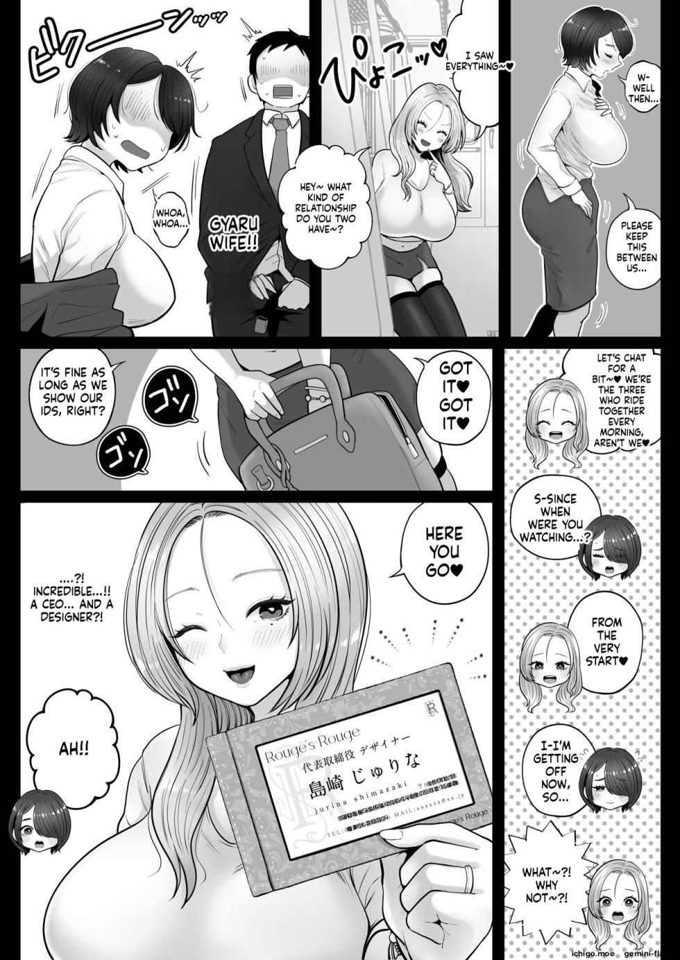 [Nezumi no Haha (Nezumi Nobo)] Jimi-tsuma-san to Gyaru-tsuma-san, Hitozuma Tetsudou Nobori-iki - Page 38