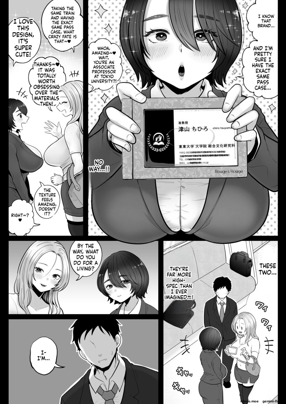 [Nezumi no Haha (Nezumi Nobo)] Jimi-tsuma-san to Gyaru-tsuma-san, Hitozuma Tetsudou Nobori-iki - Page 39