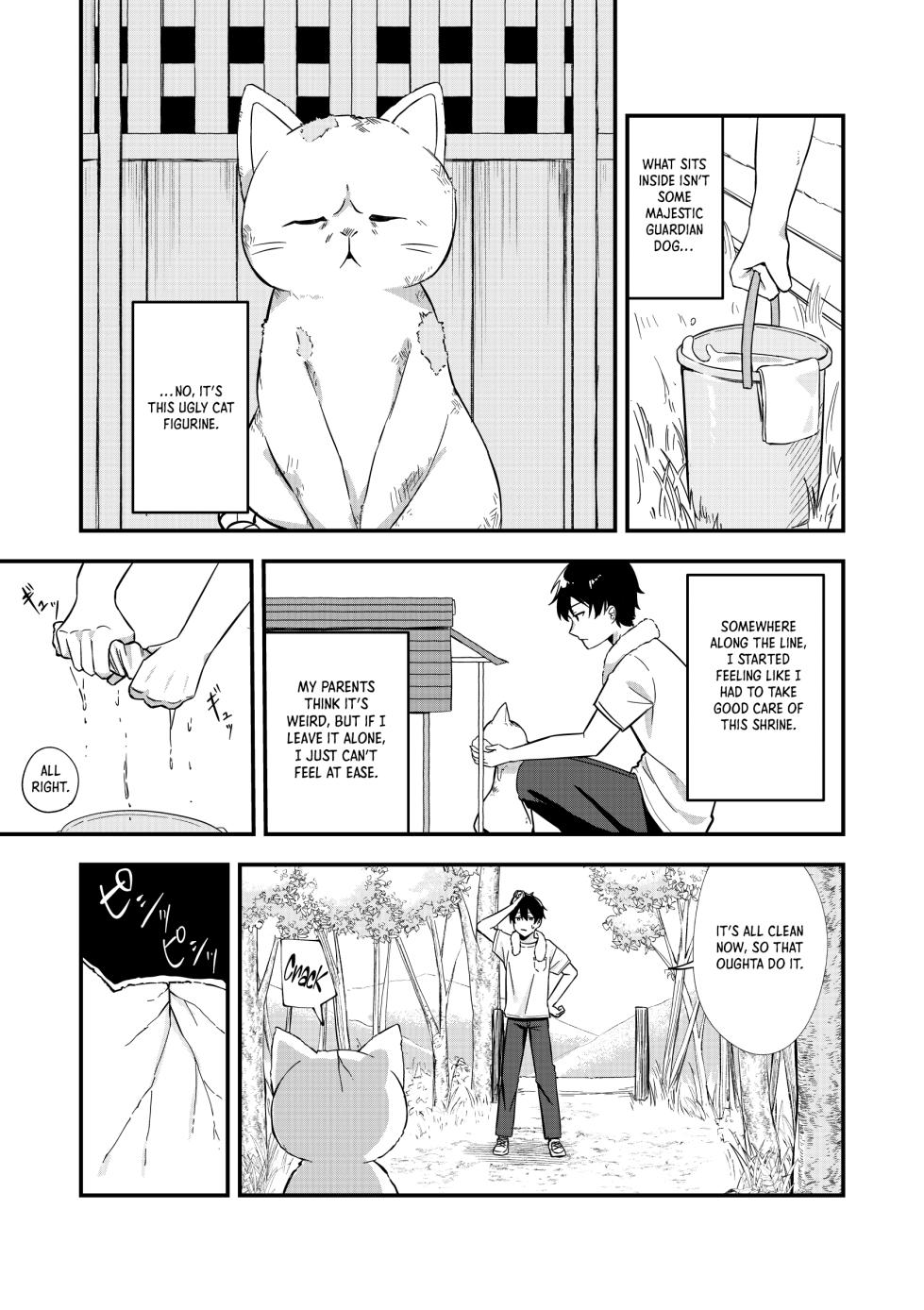 [Nechosuke. (Yakimochi)] Kiekake no Chippai Nekogami-sama ~Saigo wa Tappuri Tanoshimasete Morau kara no~｜A Fading Flat-Chested Cat Goddess: One Last Wild Night to Remember  [English] [Crystallized] [Digital] - Page 4