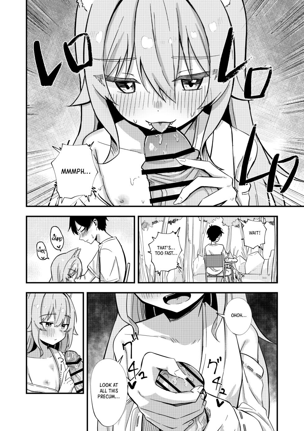 [Nechosuke. (Yakimochi)] Kiekake no Chippai Nekogami-sama ~Saigo wa Tappuri Tanoshimasete Morau kara no~｜A Fading Flat-Chested Cat Goddess: One Last Wild Night to Remember  [English] [Crystallized] [Digital] - Page 21
