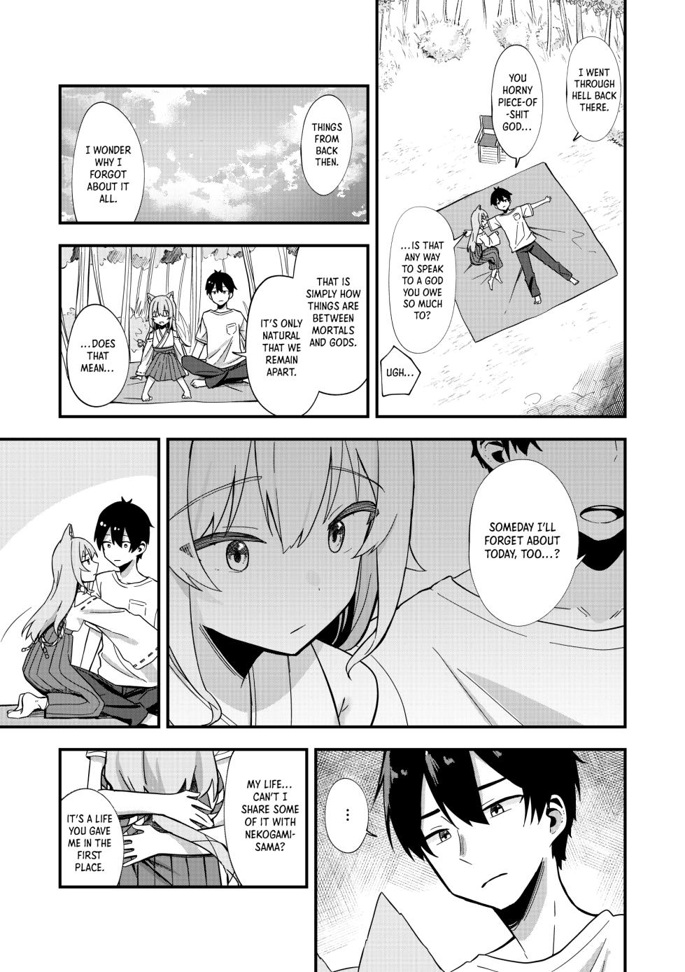 [Nechosuke. (Yakimochi)] Kiekake no Chippai Nekogami-sama ~Saigo wa Tappuri Tanoshimasete Morau kara no~｜A Fading Flat-Chested Cat Goddess: One Last Wild Night to Remember  [English] [Crystallized] [Digital] - Page 40
