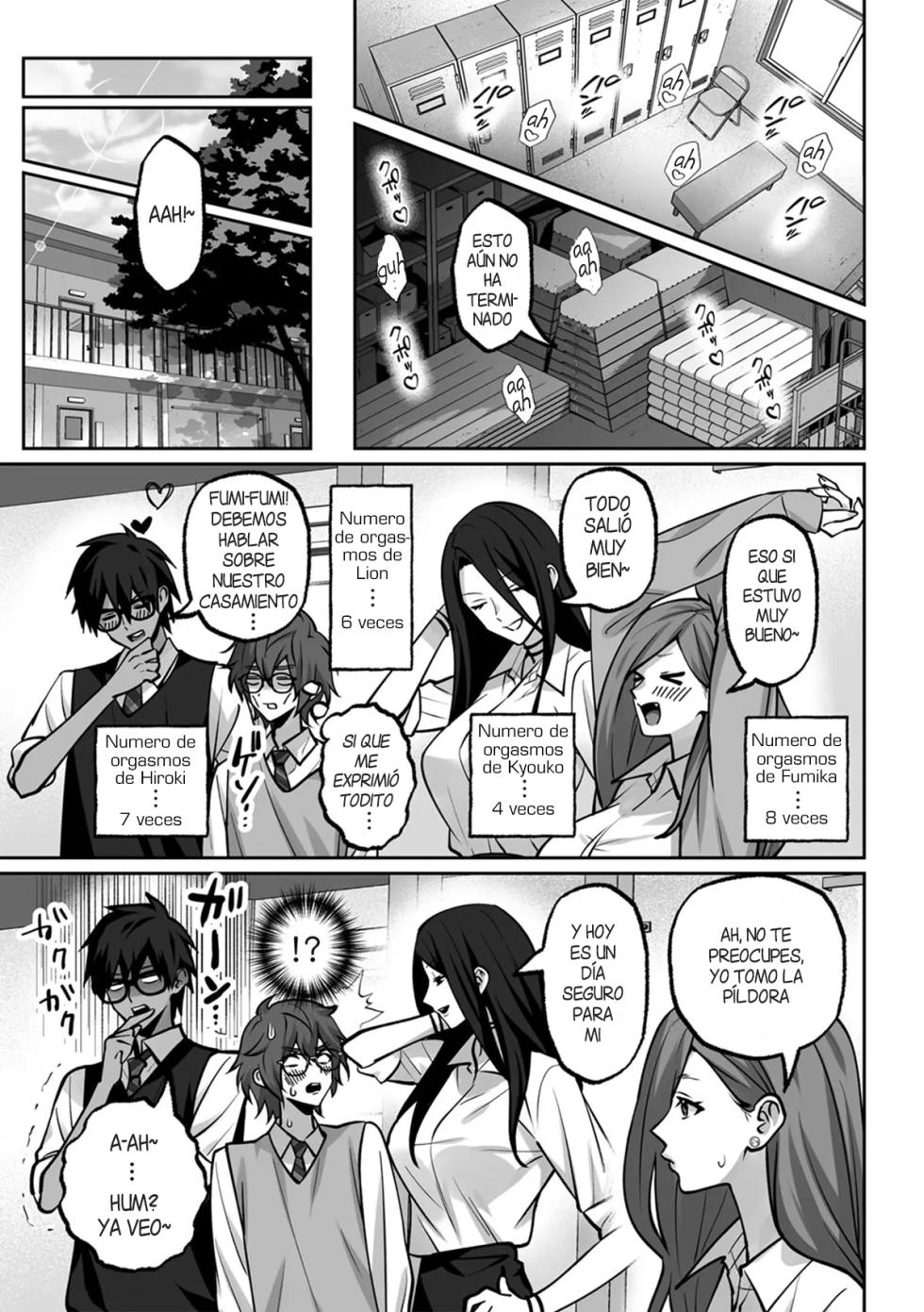 [Harekumo Saiki] Love Gal Trinity! ~Batsu Game kara Hajimaru Suki Suki Sex~ Chap.3 | Trio de Gals Enamoradas! ~Sexo amoroso que empezo como juego de castigo~ (Cap.3) [Spanish] [Digital] [Harenchi no Fansub] - Page 24