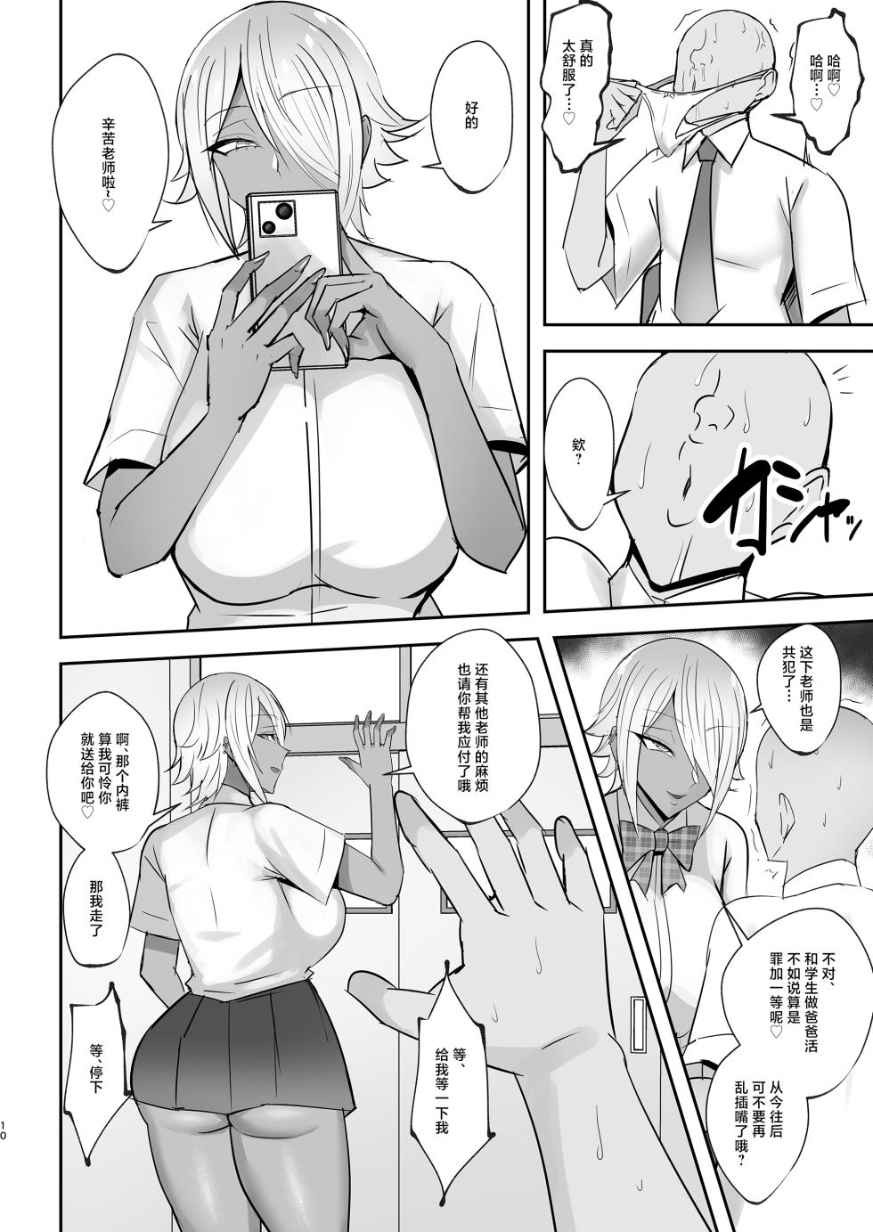 [Header Liner (Samurai)] Cool na Choushin Ikemen Ginpatsu Bakunyuu Kuro Gal no Mesu no Kao[中国翻訳] - Page 9